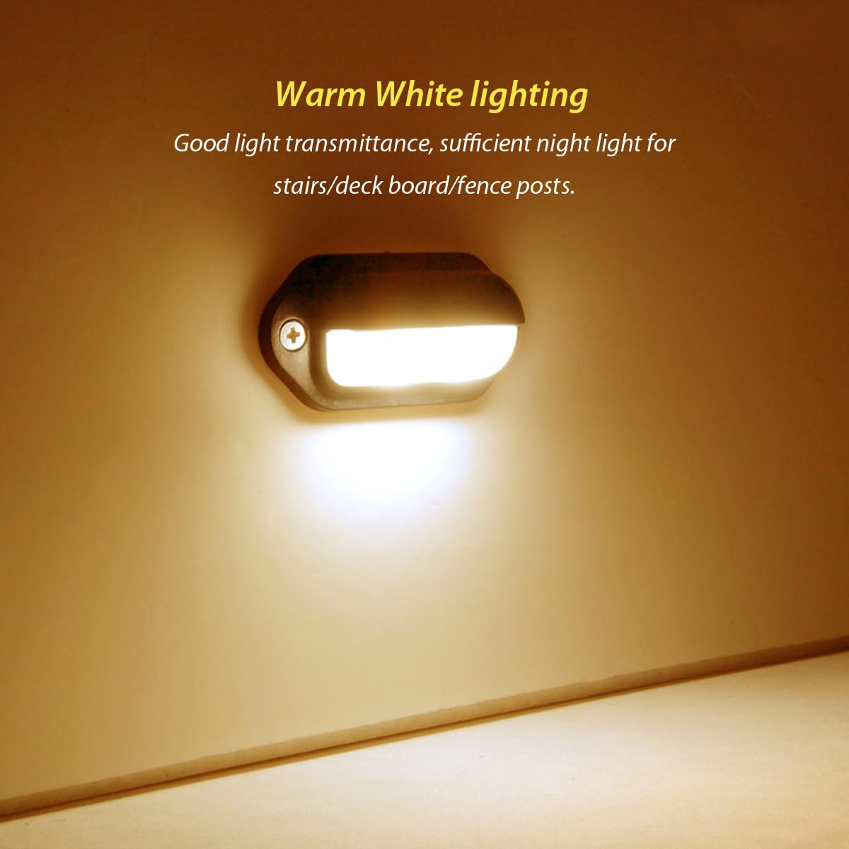 Dream Lighting 12V Black Oval Waterproof Led Courtesy Lighting, Step/Stair/Deck Lights For Rv, Marine, Boat, Surface Mount 0.1 W