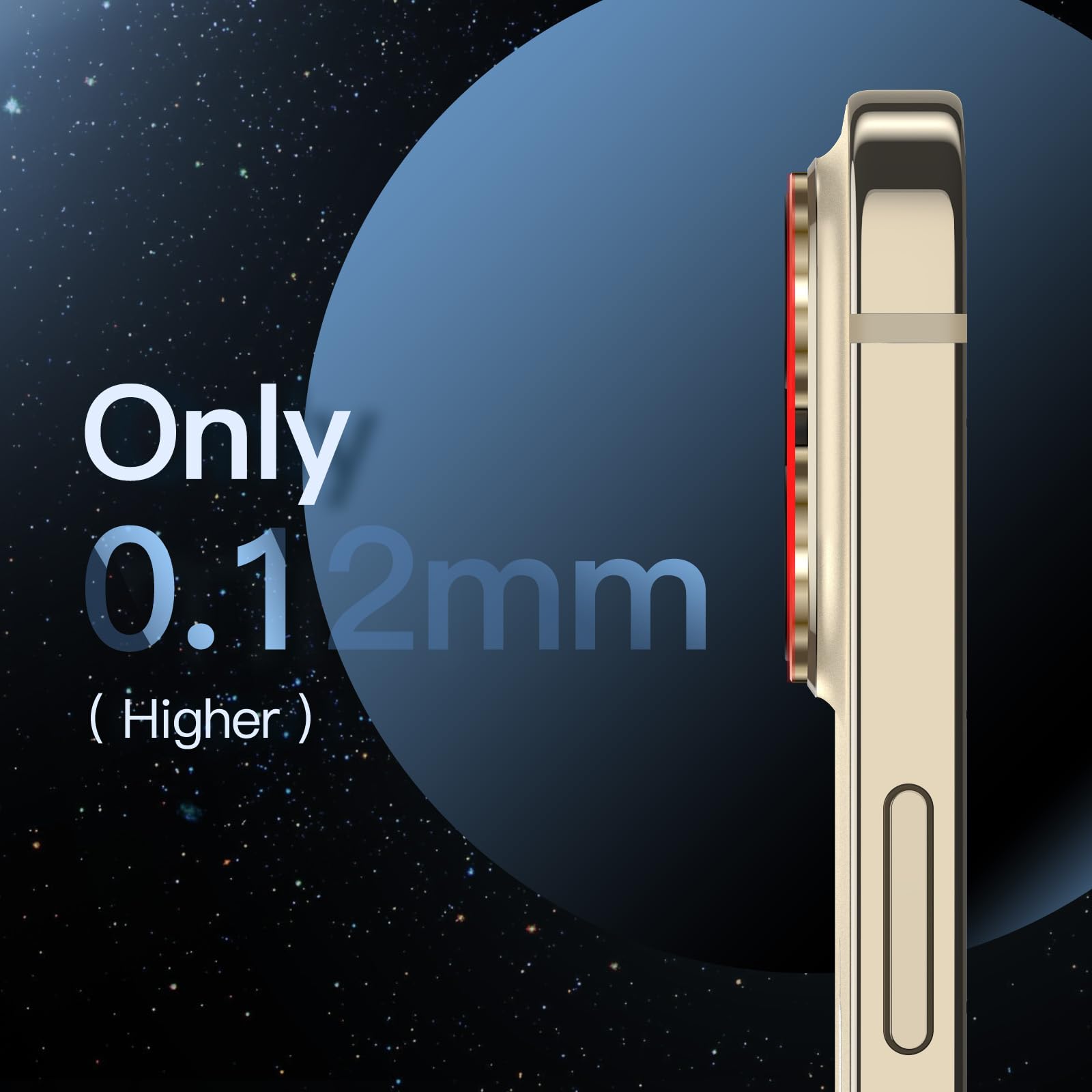 Jetech Camera Lens Protector For Iphone 14 Pro 6.1-Inch And Iphone 14 Pro Max 6.7-Inch, Full Coverage 9H Tempered Glass Ring Cov