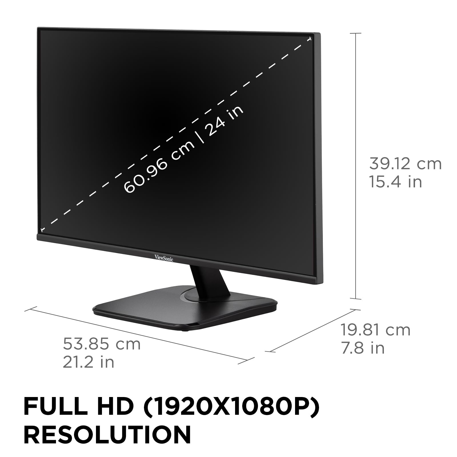 ViewSonic VA2456A-MHD Monitor - Thumbnail 4