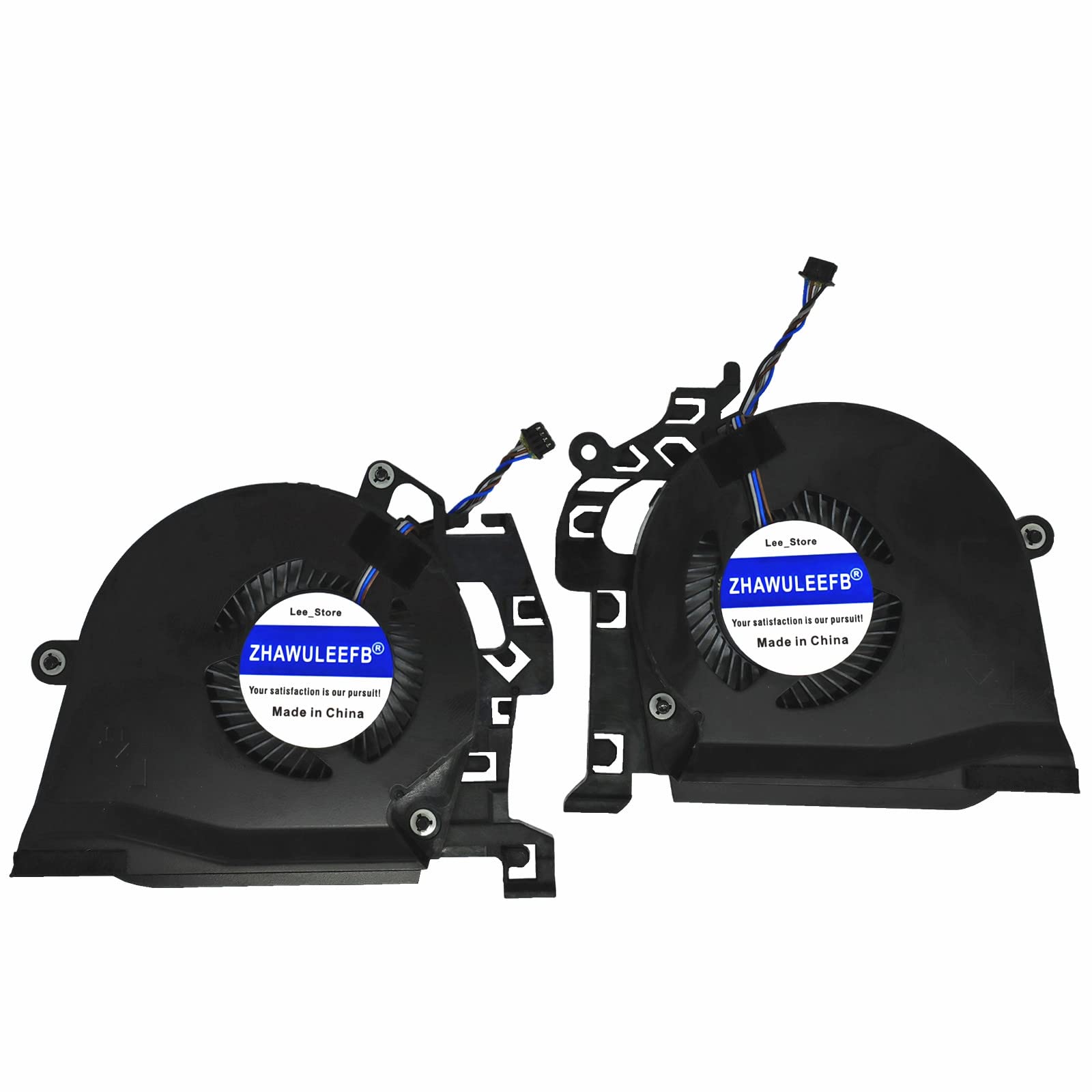ZHAWULEEFB Replacement New Laptop CPU + GPU Cooling Fan for HP Studio ZBook 15 G5 ZBook 15 G6 Series L30894-001 L30895-001 L2871