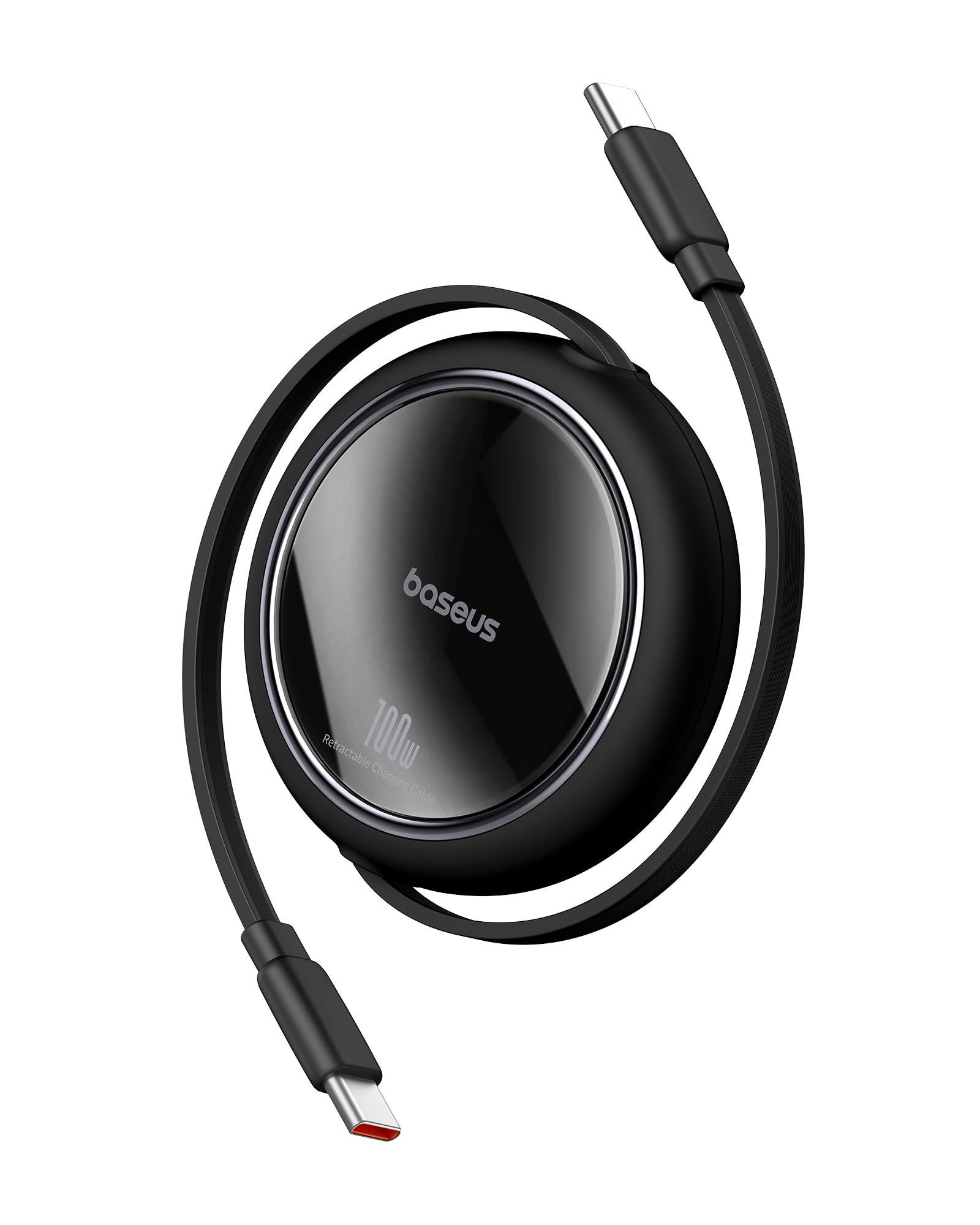 Baseus Usb C Cable, Mini 100W Retractable Usb C To Usb C 5A Fast Charging Cable, 4 Stage Length Preset Usb Type C Charger Cable For Iphone 16 15 Pro Plus Pro Max, Macbook, Ipad Pro, Samsung S24/S23+