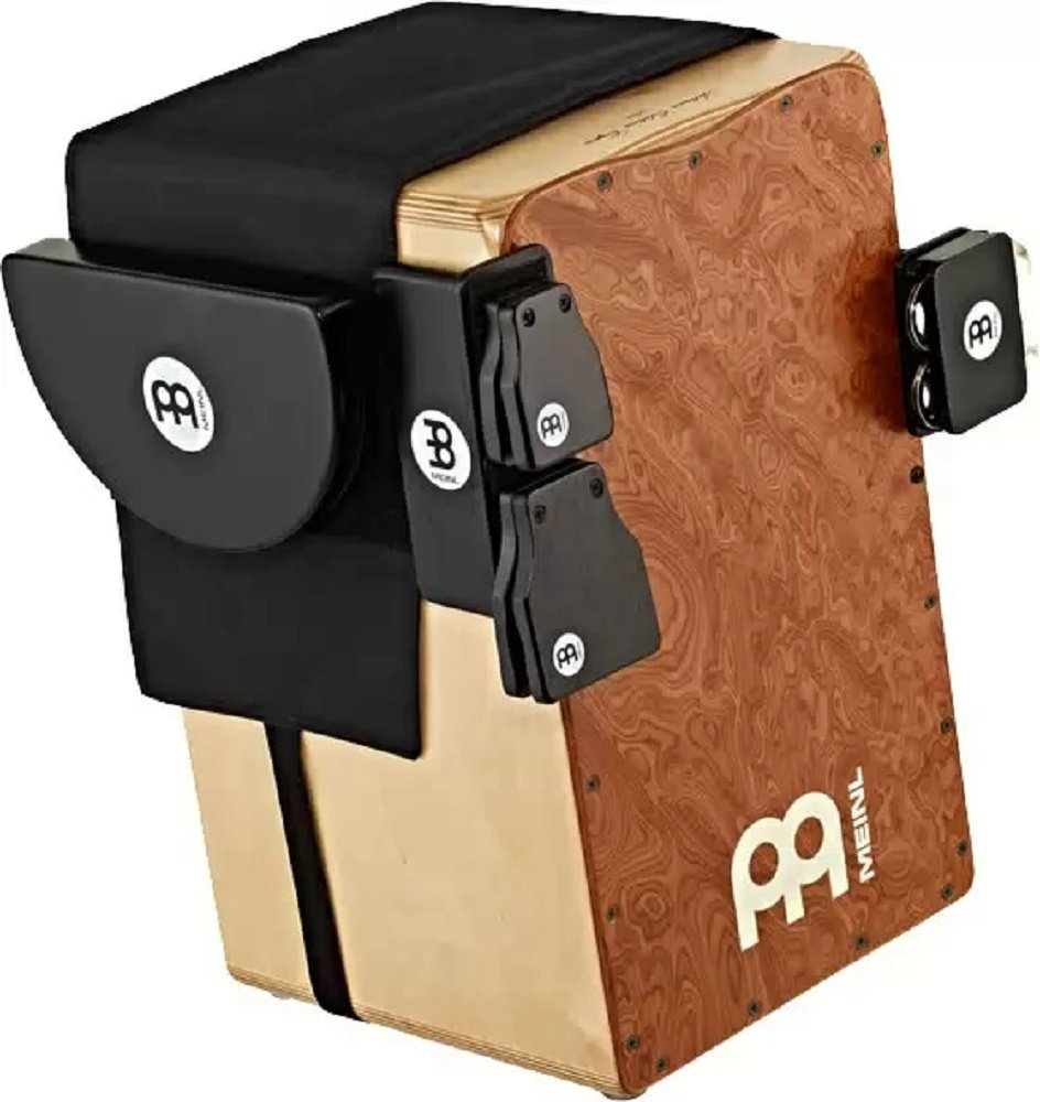 Meinl Percussion Cajon Blanket With Side Pockets And Padded Seat, Heavy Duty Nylon, Black (Caj Blk)