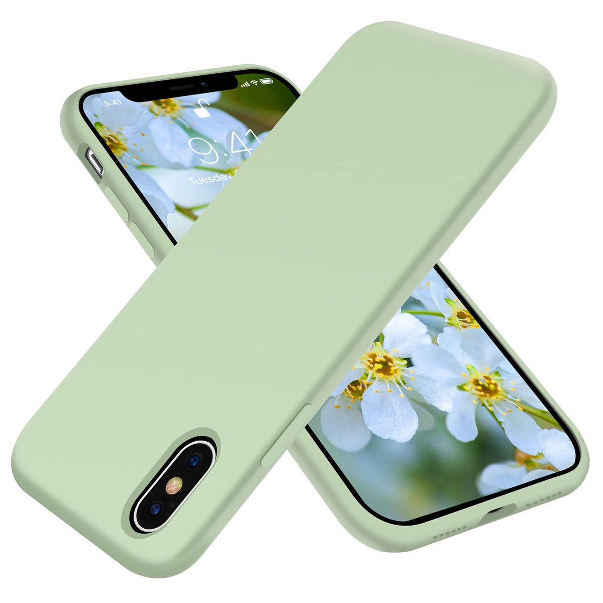Otofly For Iphone X Case, Ultrathin Slim Fit Premium Soft Silicone Rubber Full-Body Protective Bumper Phone Case Compatible With