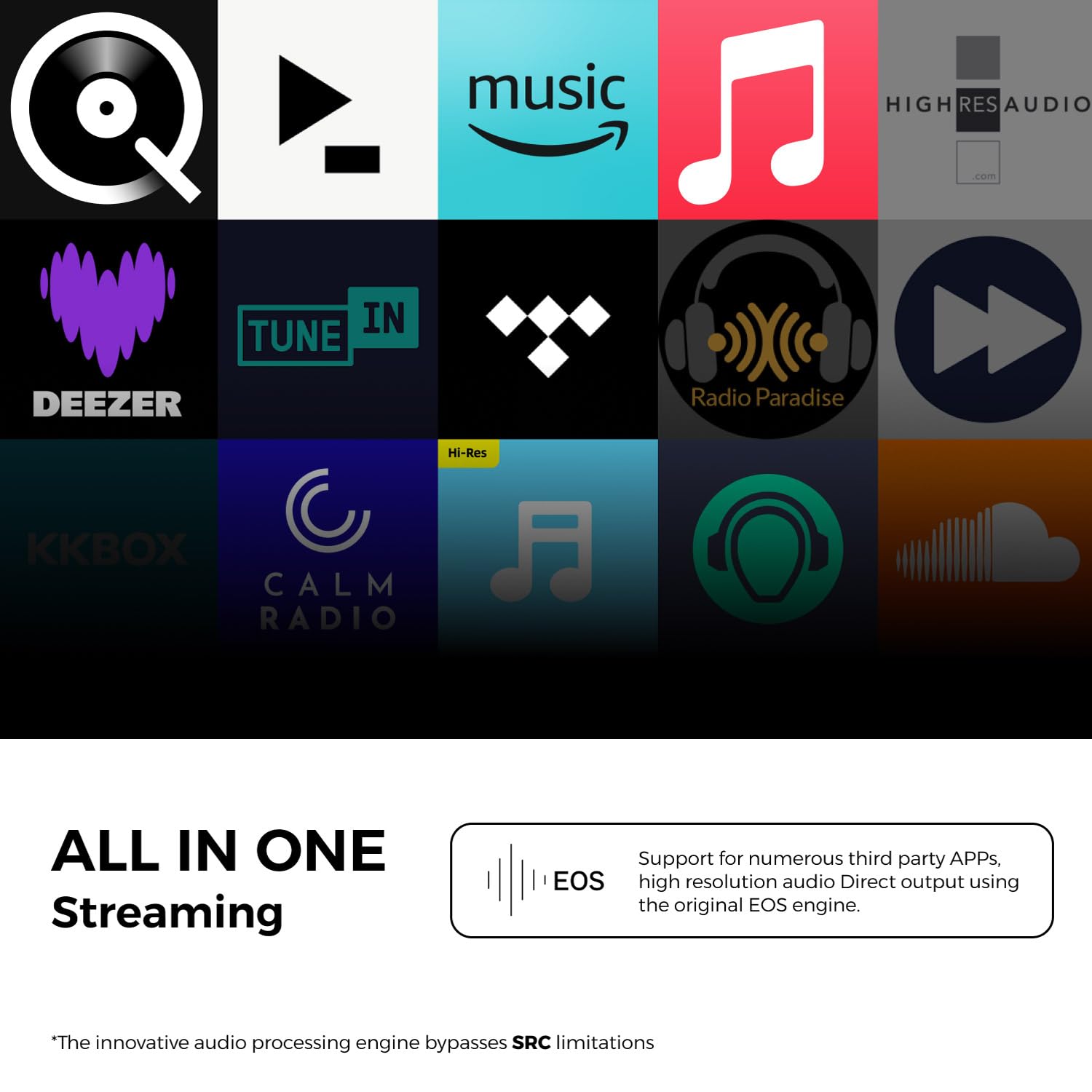 Eversolo Dmp A6 Gen 2 Hi Fi Music Streamer, Wireles Audio Player, Digital Music Streamer, Dac, Music Service&Streaming, Dsd512,