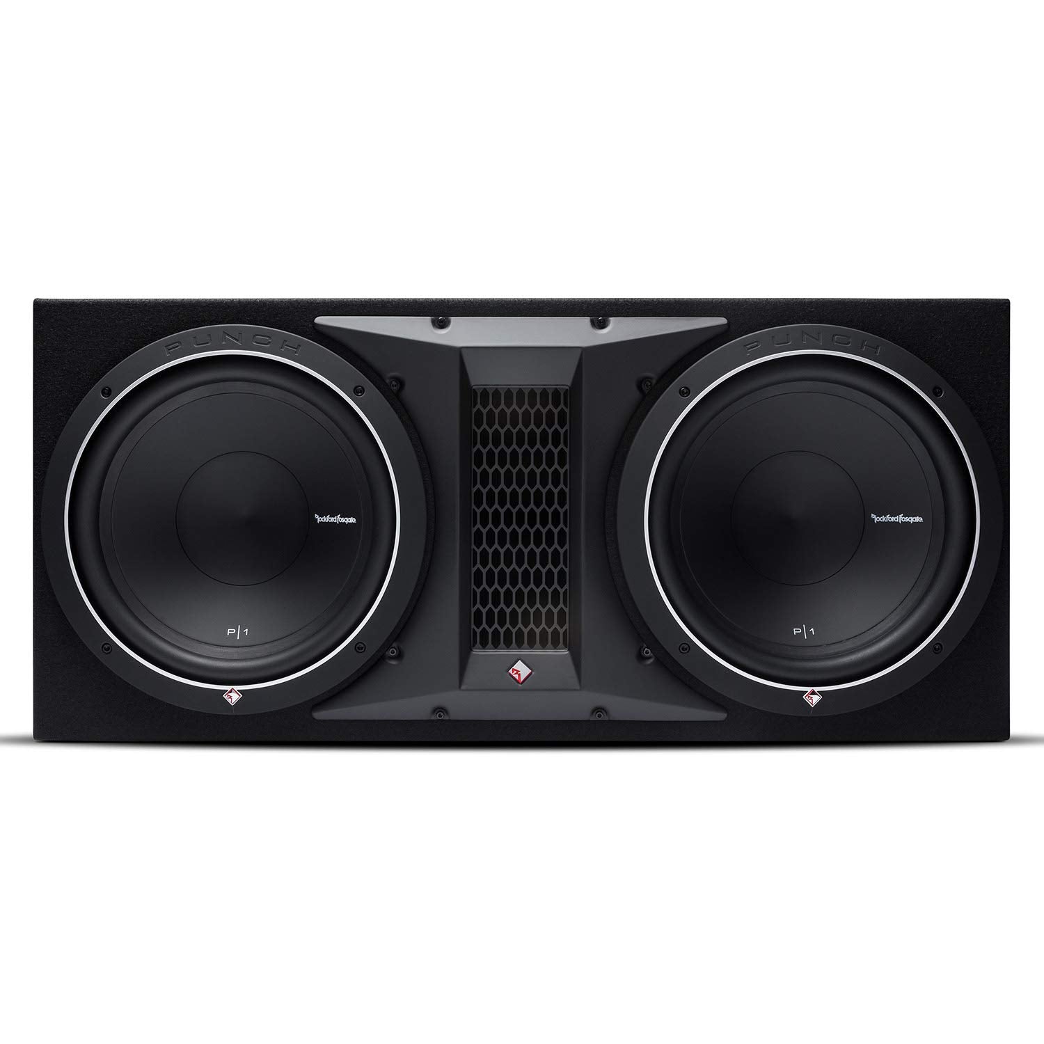 Rockford Fosgate Punch P1 2X12 Dual P1 12' Loaded Subwoofer Enclosure Ported