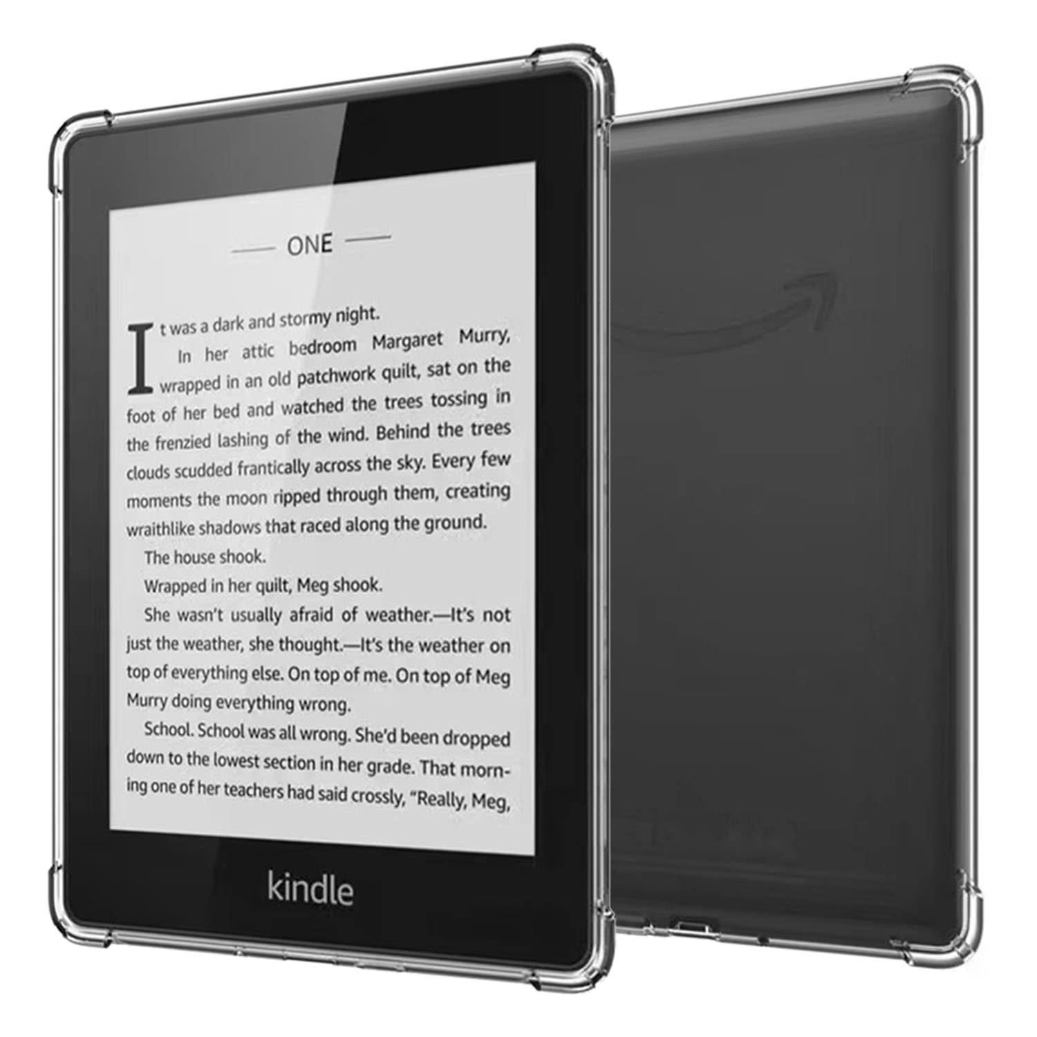 SFFINE Clear Case Compatible for 6 All New Kindle 10th Generation 2019 Release (NOT Fit Kindle Paperwhite/Kindle Oasis),Slim Sof