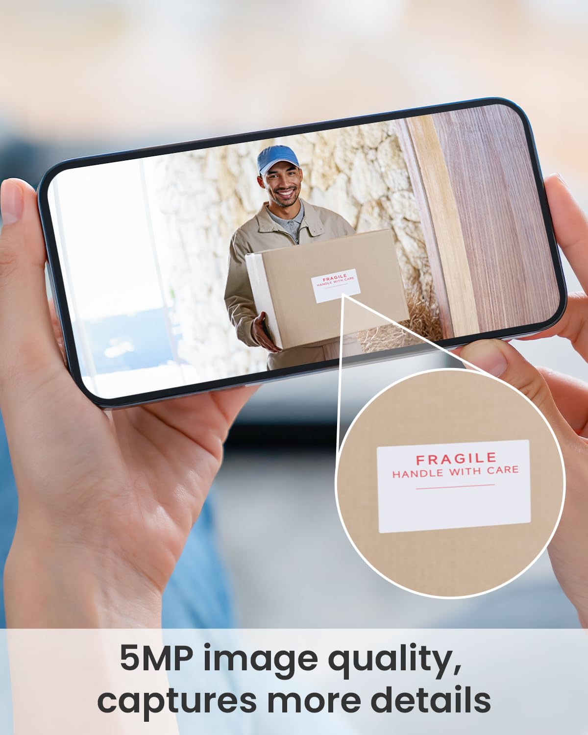 Iegeek 5Mp Doorbell Camera Wireless No Subscription  Video Doorbell Wireless With Chime, Doorbell With Camera, Voice Changer, 2