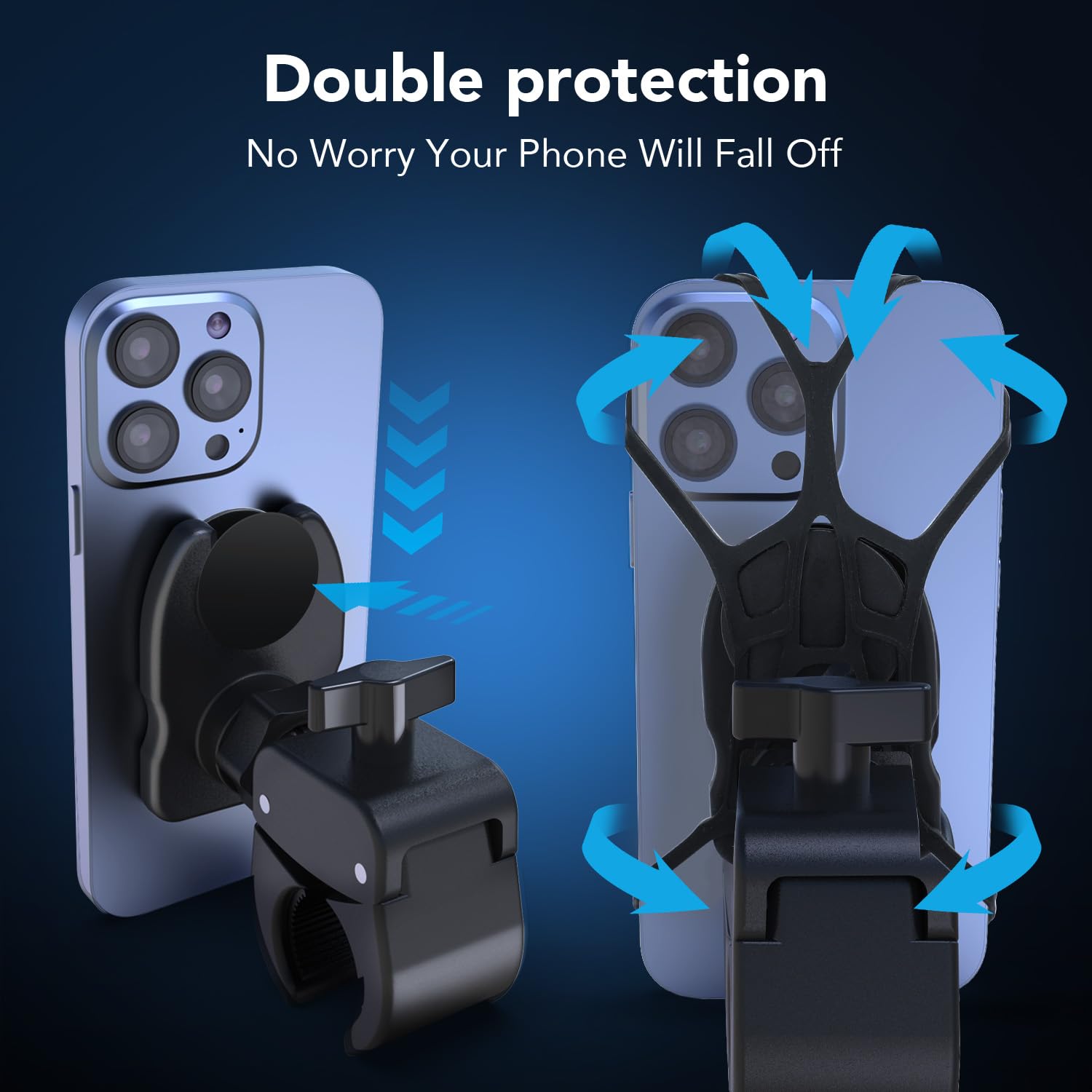 Jcbakc Socket Mount For Bikes, Motorcycles, Scooters,Treadmill Handlebar,Bike Phone Holder For Basic Socket,Compatible With Phon