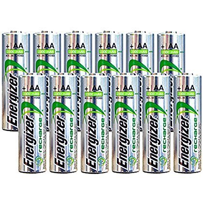 Energizer Aa Rechargeable Batteries Nimh 2300 Mah 1.2V Nh15   12 Count