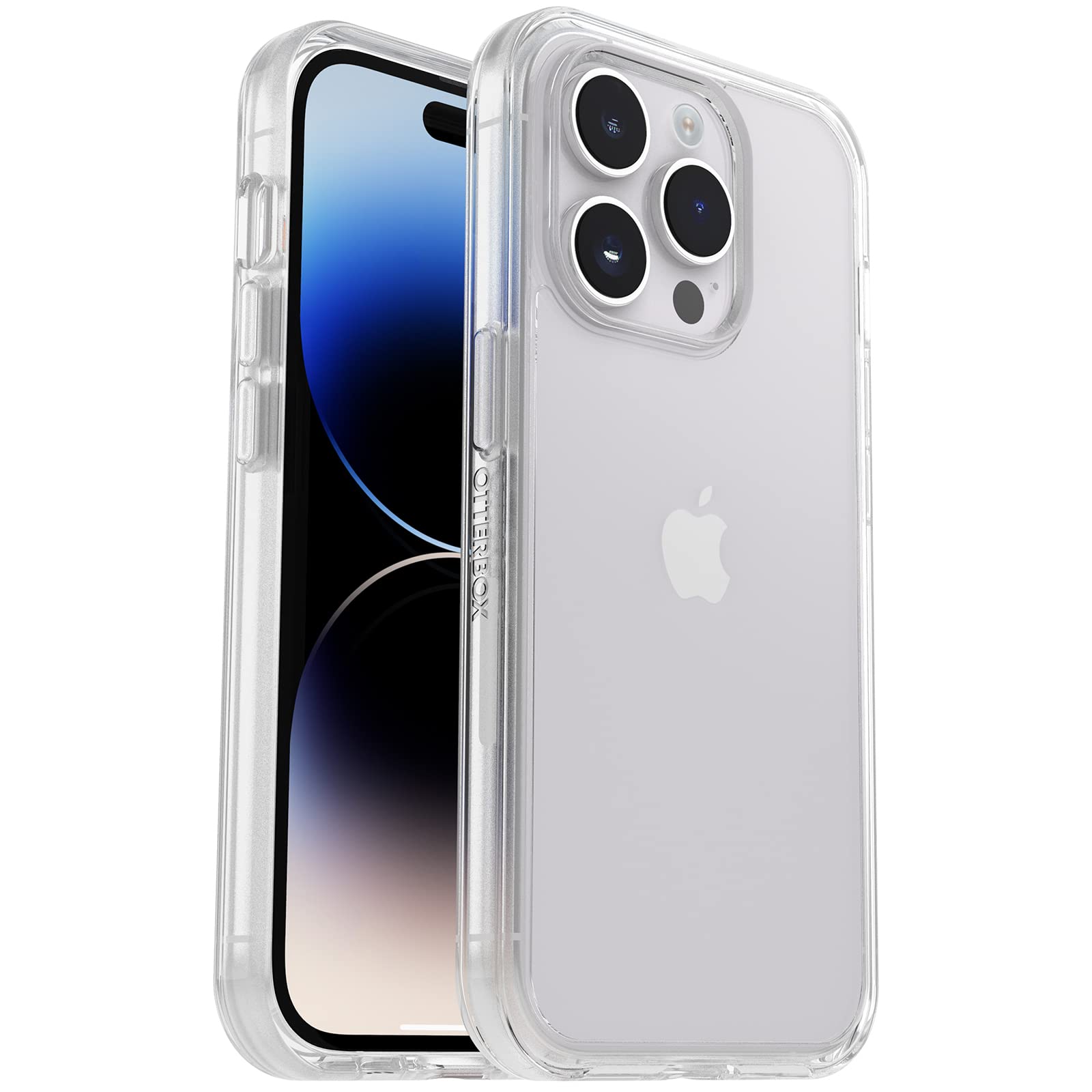 Otterbox Iphone 14 Pro (Only) Symmetry Series Case   Clear, Ultra Sleek, Wireless Charging Compatible, Raised Edges Protect Came