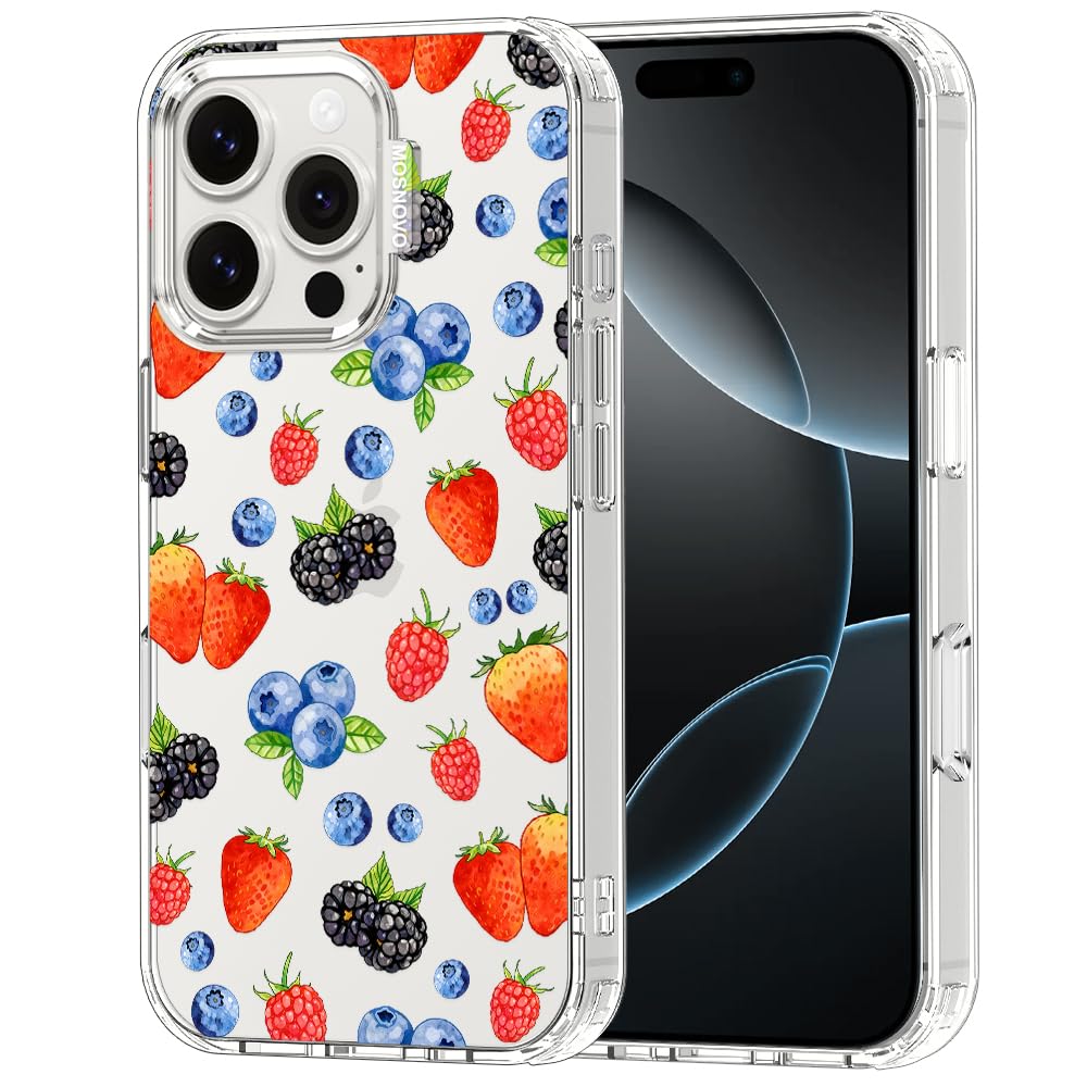 MOSNOVO for iPhone 16 Pro Case, Shockproof Military-Grade Protection 6.6ft Drop Tested, Clear Phone Case for iPhone 16 Pro, Wild