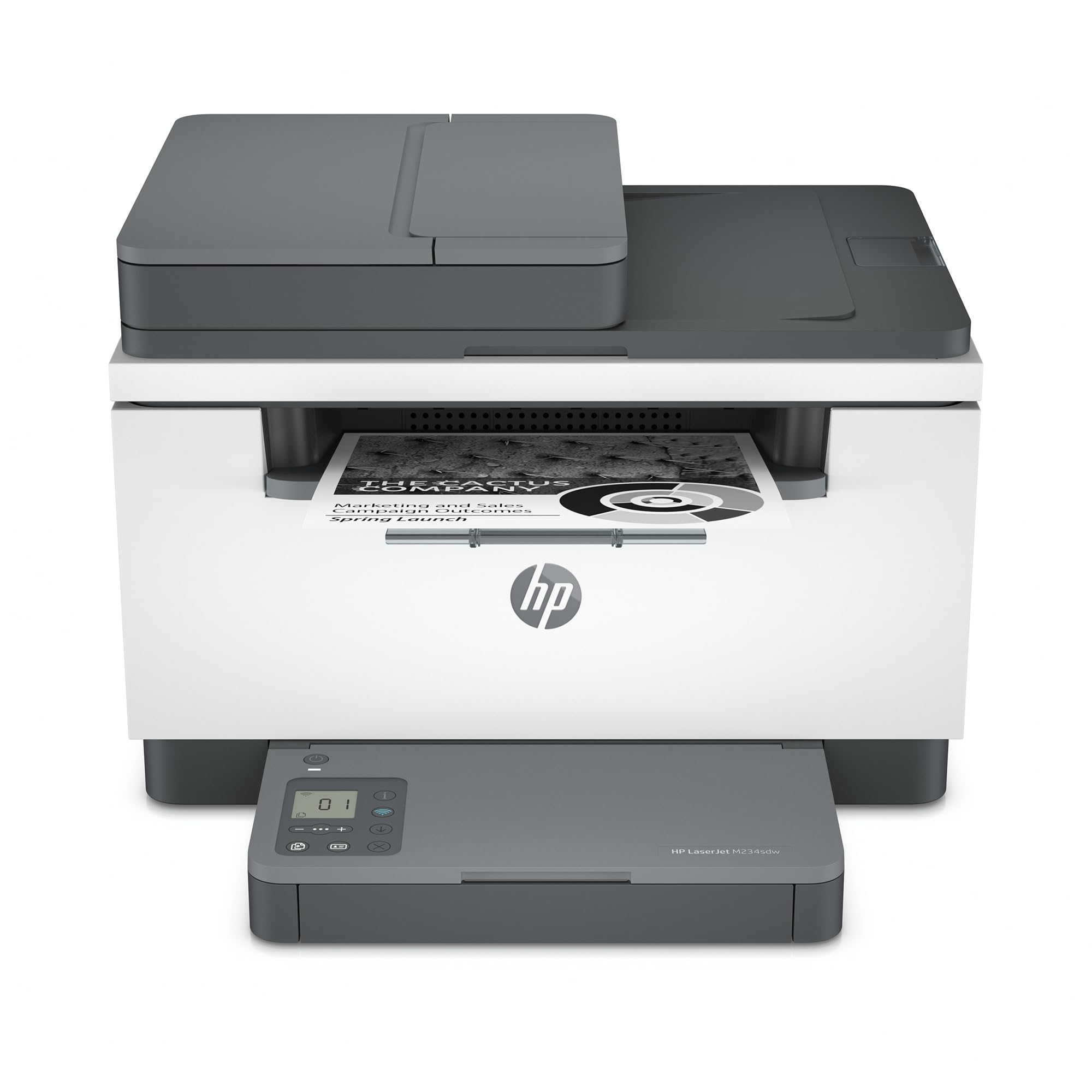 HP LaserJet MFP M234sdw Wireless Black & White Printer, Print, scan, copy, Fast speeds, Easy setup, Mobile printing, Best-for-sm