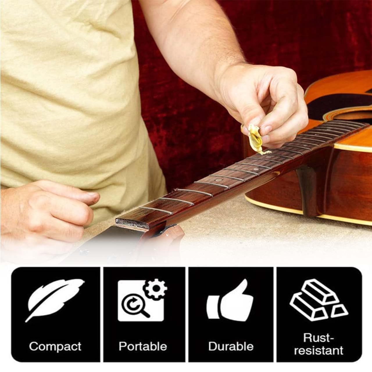 Electric Instruments Fret Press Repair Tool Guitar Fractal Fret Press Various Radius Fret Board Curvatures Acoustic