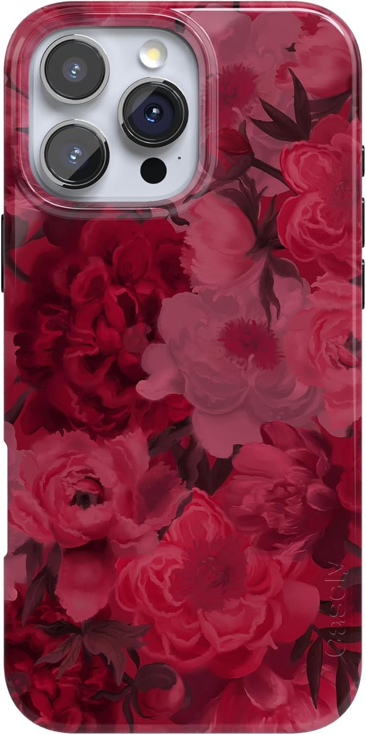 Casely iPhone 16 Pro Max Case | Romance Novel | Moody Floral | Compatible with MagSafe | Classic Ultra Thin Design
