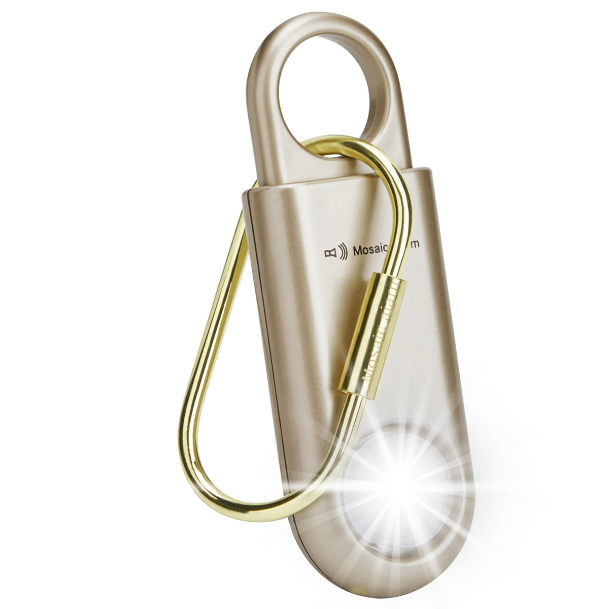 130Db Personal Safety Alarm Strobe Light. Loud Sound Keychain Siren With Carabiner For Women, School Children, Night Runners, Hi