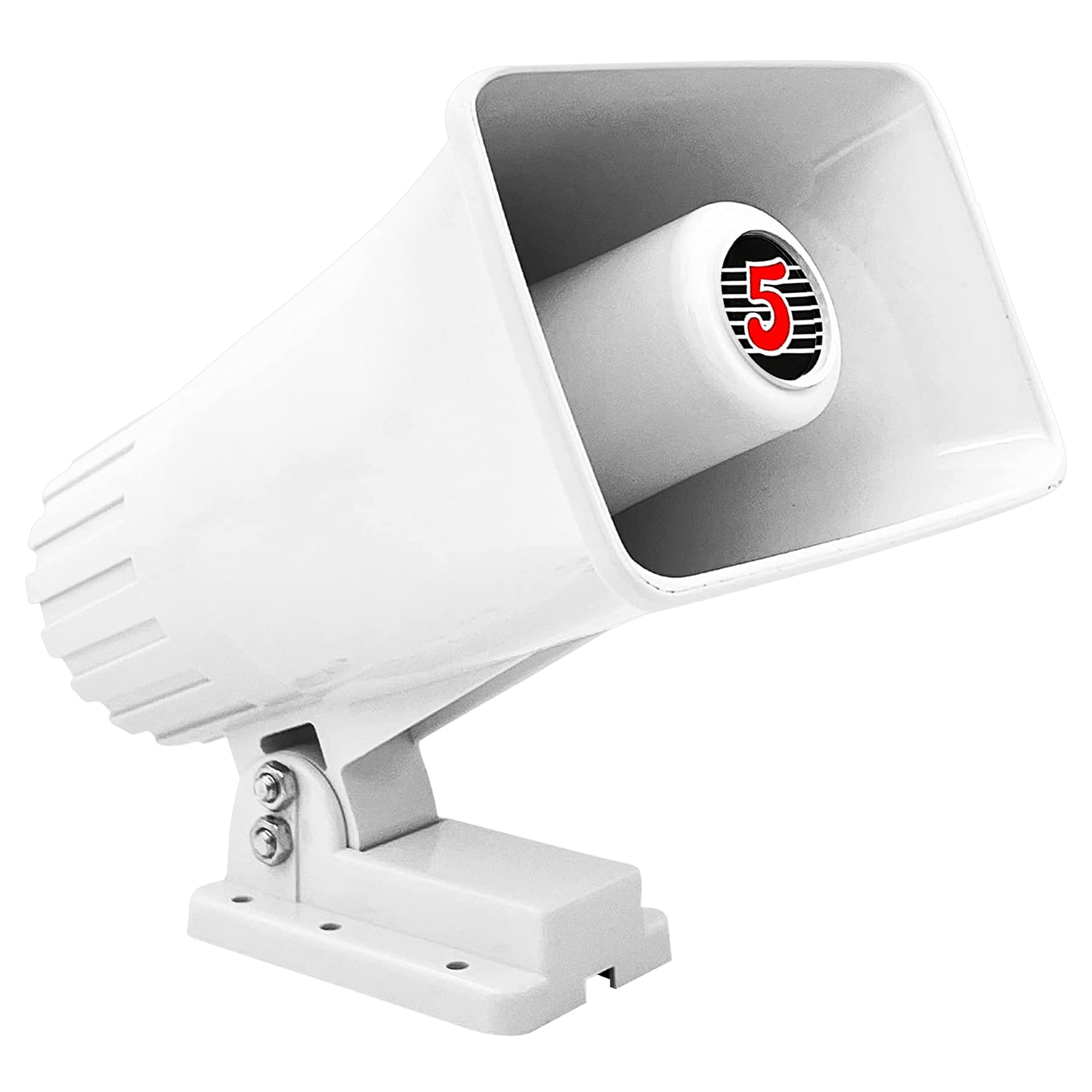 5 Core Indoor Outdoor Pa Horn Speaker   6 X 4 Inch Loud Portable Pa Speaker 8 Ohms 50 Watts Max Horn Siren   Adjustable Mounting