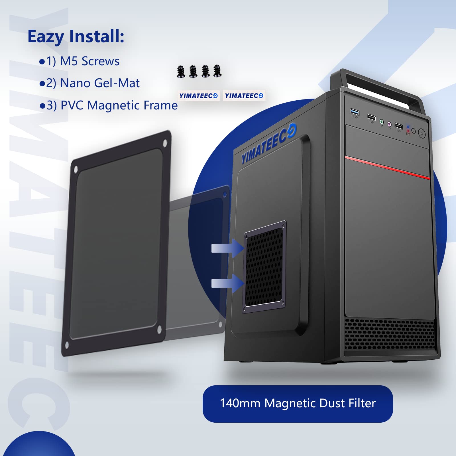 Dust Filter PC 140mm - Thumbnail 2