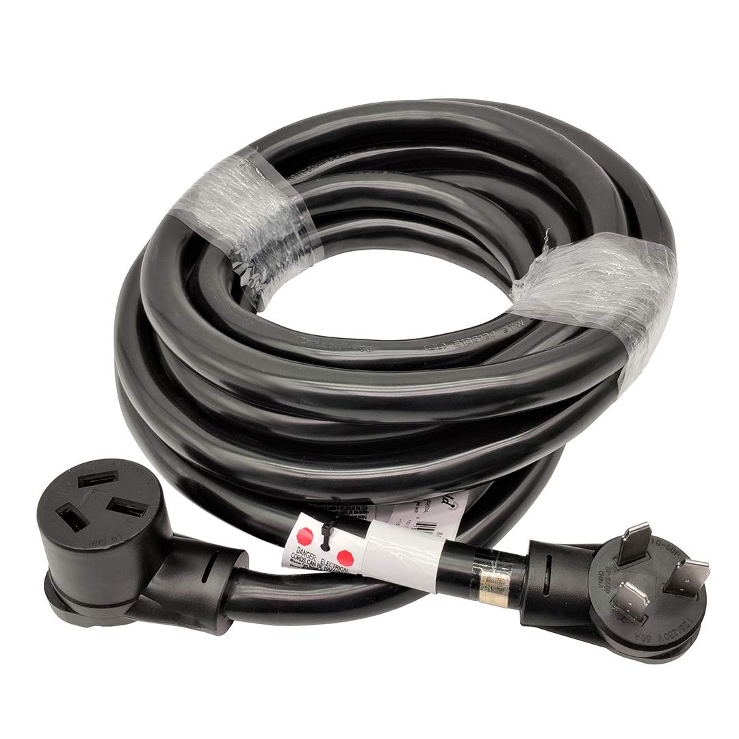 Parkworld Industrial Range, Stove, Oven 10 50 Extension Cord, 10 50P To 10 50R, 3 Prong, 50 Amp, 250 Volts, 12500 Watts (20Ft)