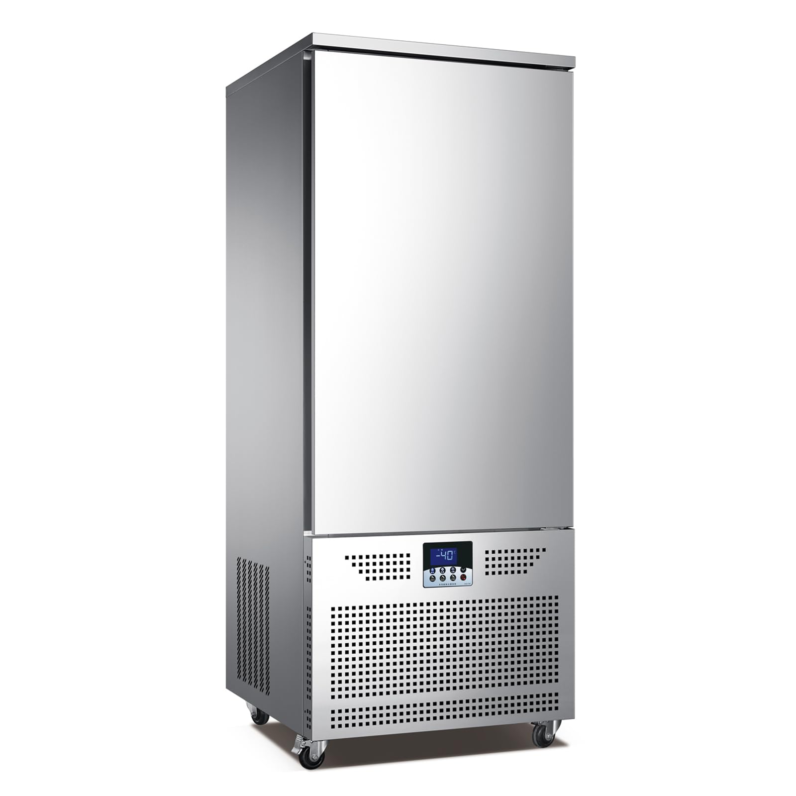 Kolice 15-Tray Commercial Blast Chiller -40F | 370L Stainless Steel Shock Freezer with AI Controller | Heavy Duty Flash Freezer 