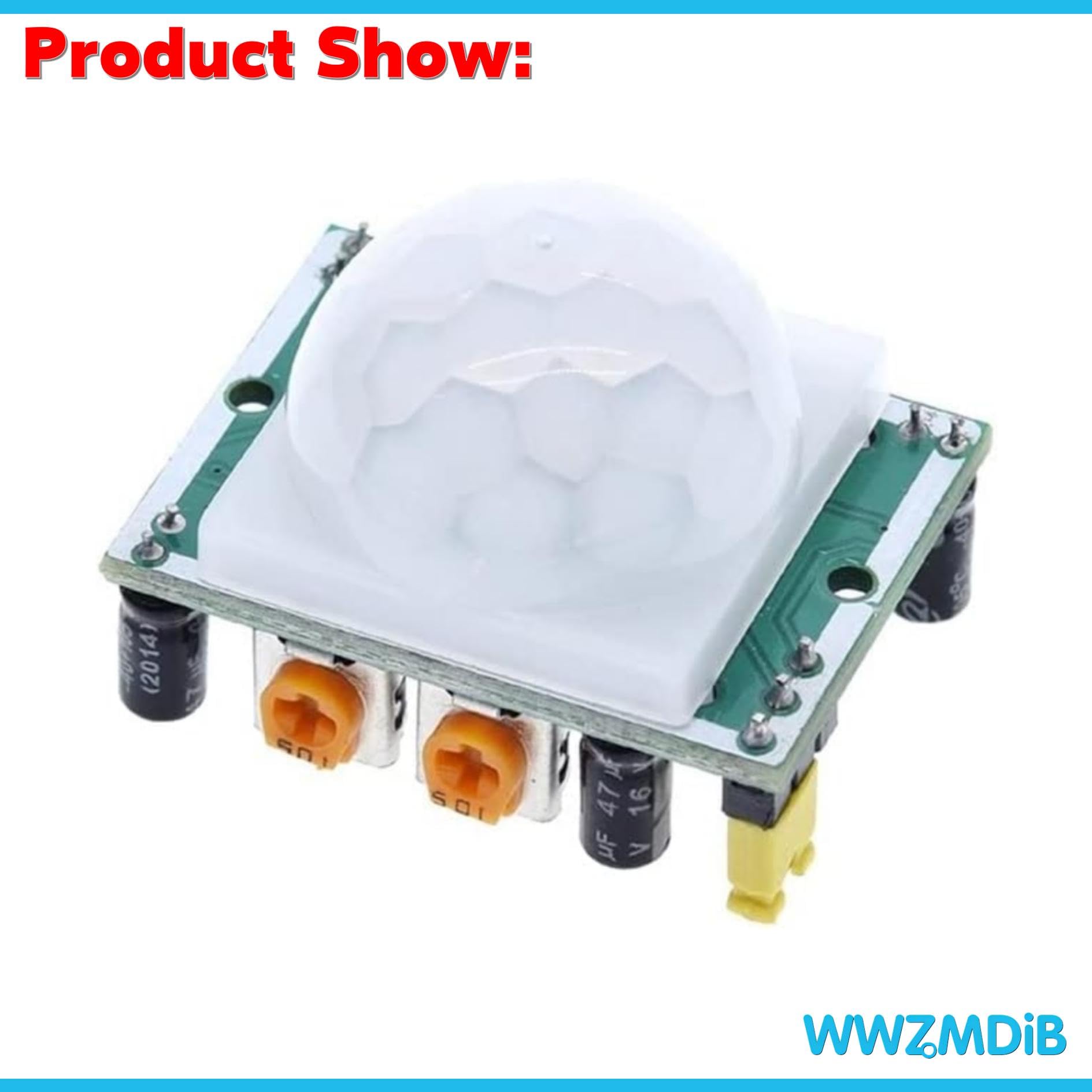 Wwzmdib 5Pcs Hc Sr501 Pir Motion Sensor Module + 2Pcs Exclusive Housing For Arduino Raspberry Pi Toys, Lamps, Electronic Equipme