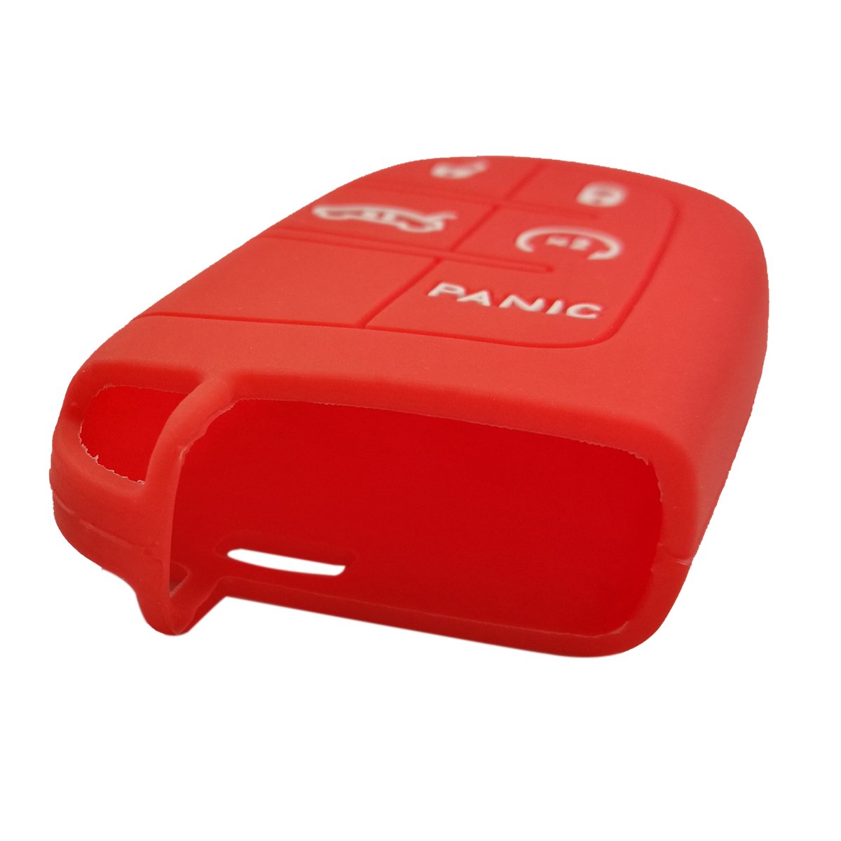 Coolbestda 2Pcs Key Fob Cover Keyless Entry Jacket Protector For 2017 2018 2019 2020 2021 Jeep Grand Cherokee Compass Dodge Chal