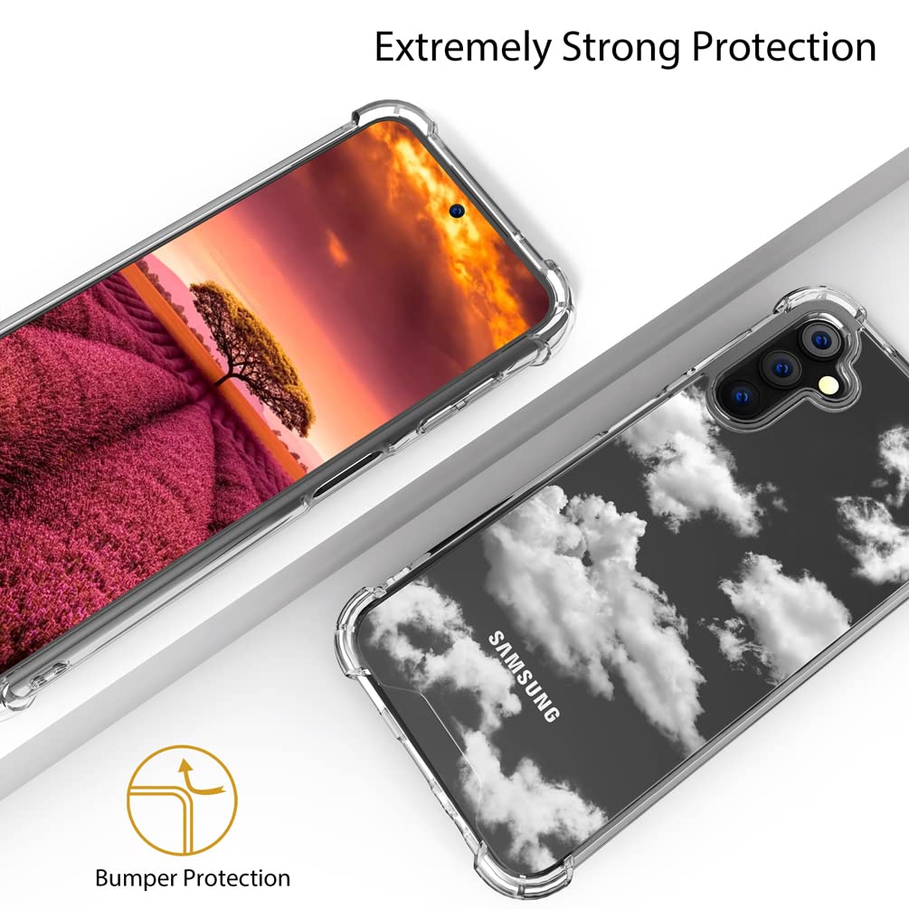 Topgraph Compatible With Samsung Galaxy S23 Plus Case Cute Clear For Women Girls, S23+ Designer Transparent Phone Cover Design