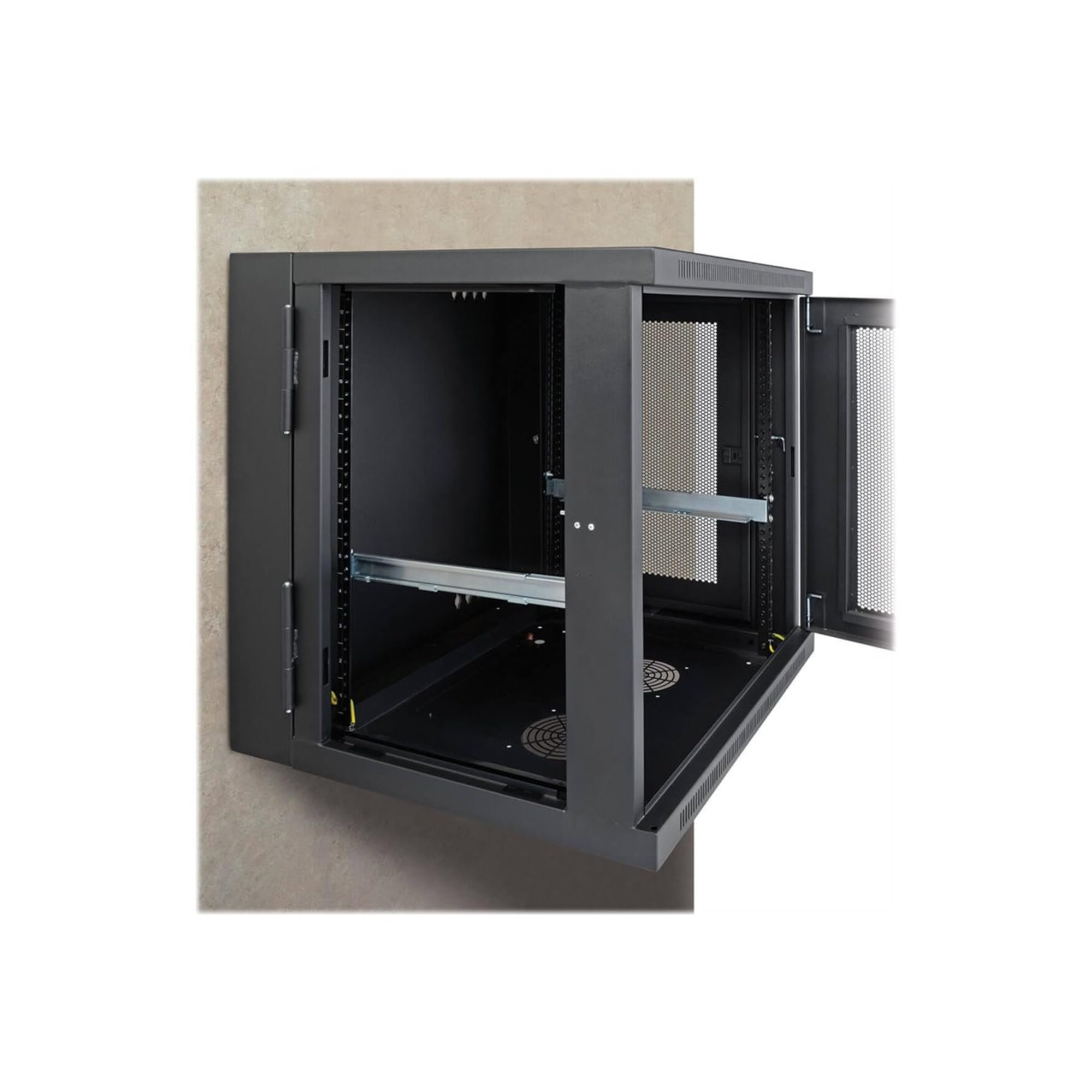 Tripp Lite 4 Post Rack Mount Shelf Kit Universal For Wallmount Racks 1U (4Postrailkitwm), Silver