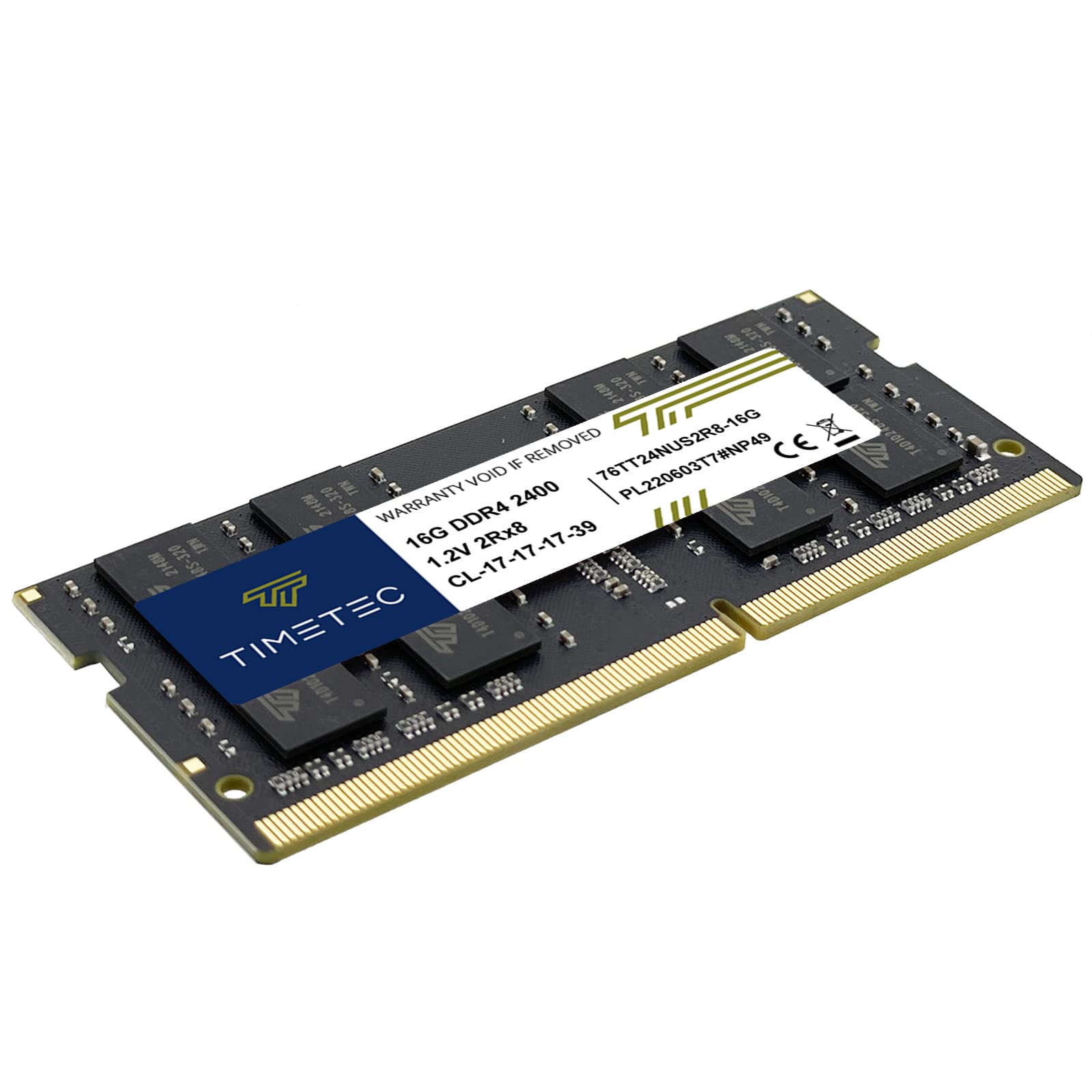 Timetec 16Gb Ddr4 2400Mhz Pc4 19200 Non Ecc Unbuffered 1.2V Cl17 2Rx8 Dual Rank 260 Pin Sodimm Laptop Notebook Pc Computer Memor