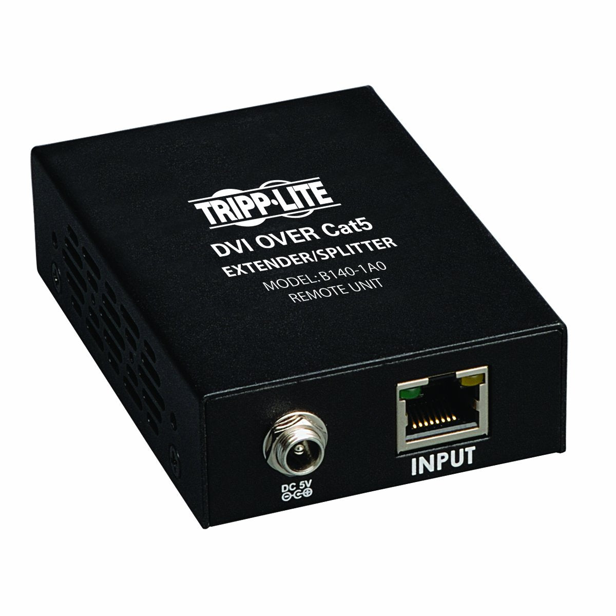 Tripp Lite DVI over Cat5 / Cat6 Extender, Extended Range Video Receiver 1920x1080 at 60Hz(B1401A0),Black
