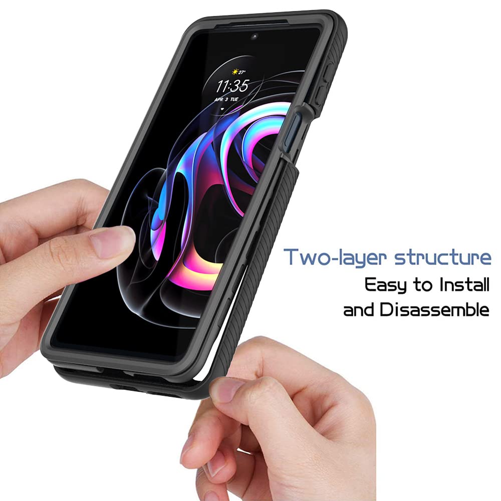 Case For Motorola Moto Edge 20 Pro Case Cover,Anti Fall And Shock Absorbing Protective Cover Case For Motorola Moto Edge S Pro 5