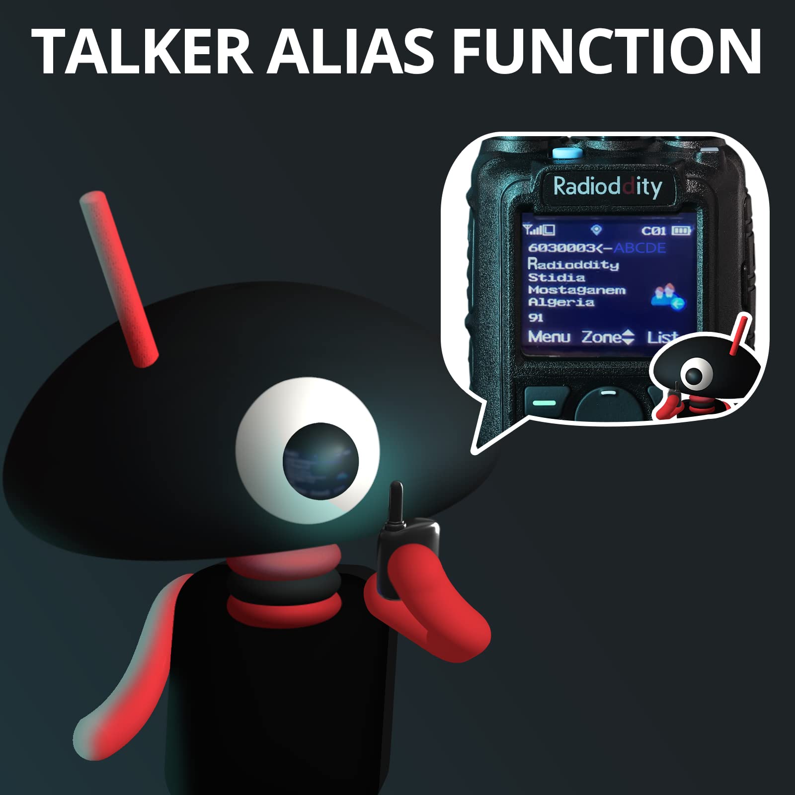 Radioddity Gd At10G Dmr Handheld Ham Radio 10W Digital Analog Long Range (Uhf Only) With Gps Aprs, 3100Mah Rechargeable Battery,