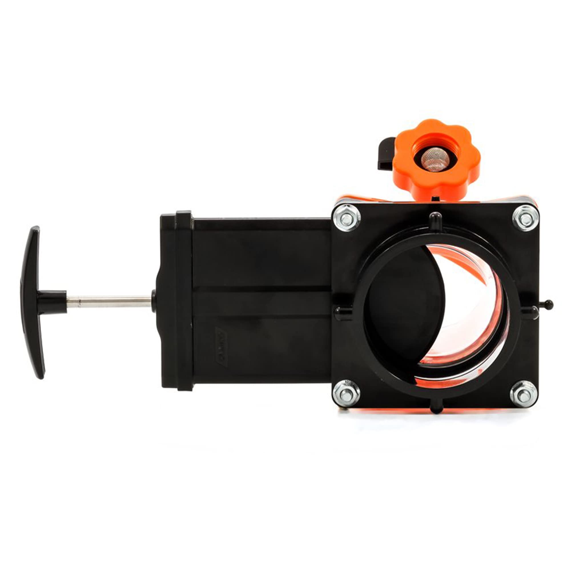 Camco Rhino Blaster Pro Clear Elbow Trailer Rv Holding Tank Rinser W/Gate Valve, Vacuum Breaker, & 4-Prong Bayonet Swivel Fittin,WBAUVB00T36LJF2