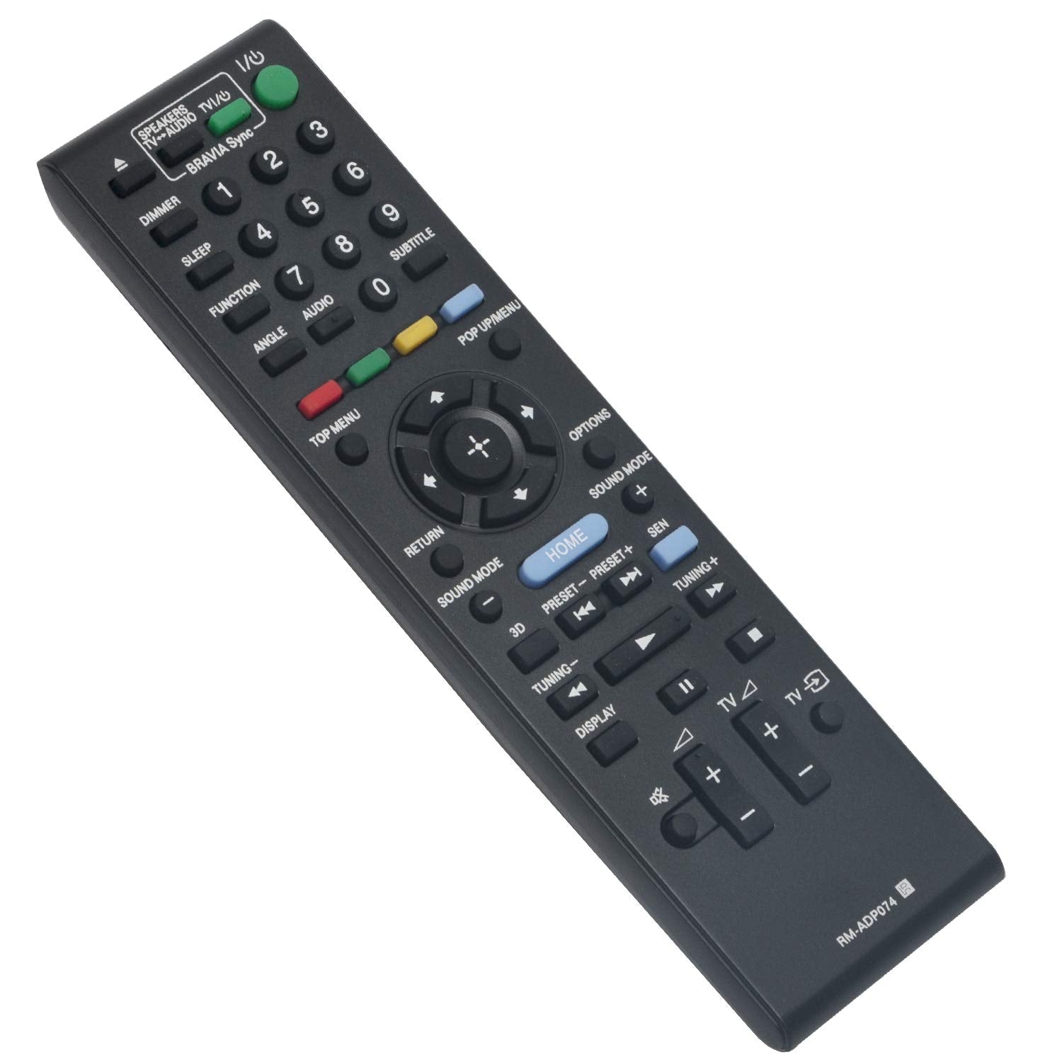 RM-ADP074 Replace Remote Control fit for Sony Blu-ray Disc DVD Player Home Theater System BDV-E190 BDV-E290 BDV-E490 BDV-E690 BD