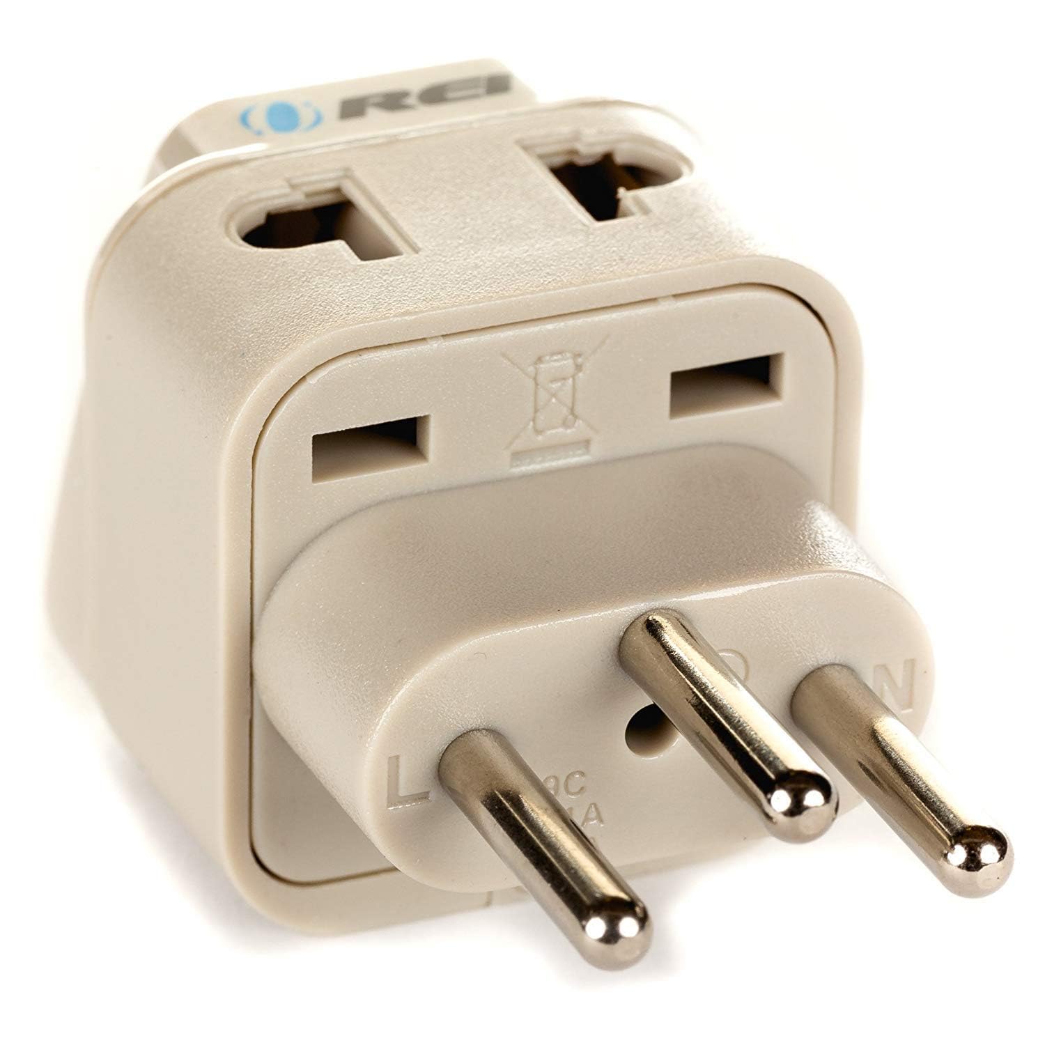 Orei Us To Switzerland Plug Adapter  Switzerland Travel Adapter   Type J   Universal 2 In 1   Ce Certified   Rohs Compliant   Be