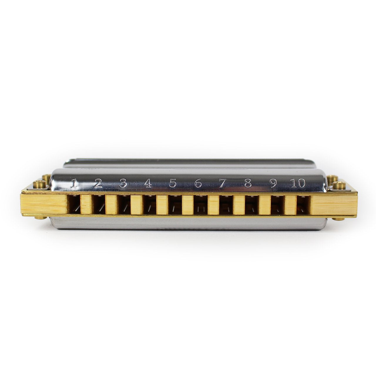Hohner Harmonicas Marine Band Crossover, Key Of C, Stainless Steel, Bamboo