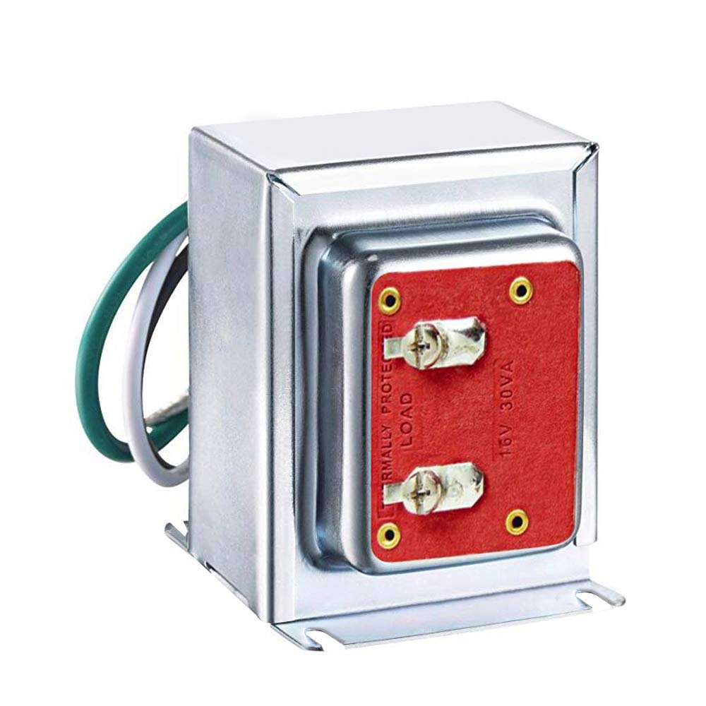 16V 30Va Doorbell Transformer Compatible With Ring Video Doorbell Pro, Nest Hello And Nest, Eufy, Wyze, Blink Smart Video Doorbe