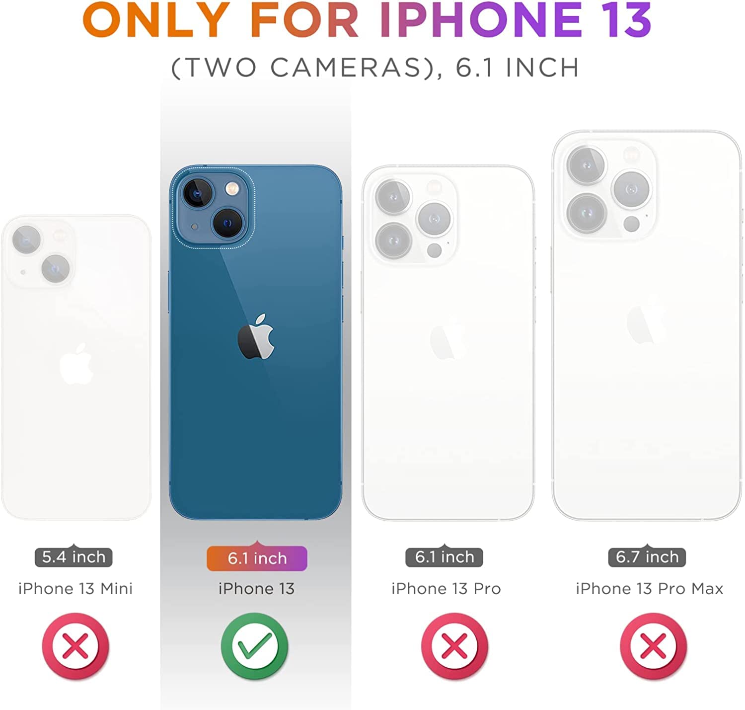 Black Horse Phone Case Compatible With Iphone 13, Cool Exquisite Horse Case For Iphone 13, Unique Trendy Tpu Bumper Protective C