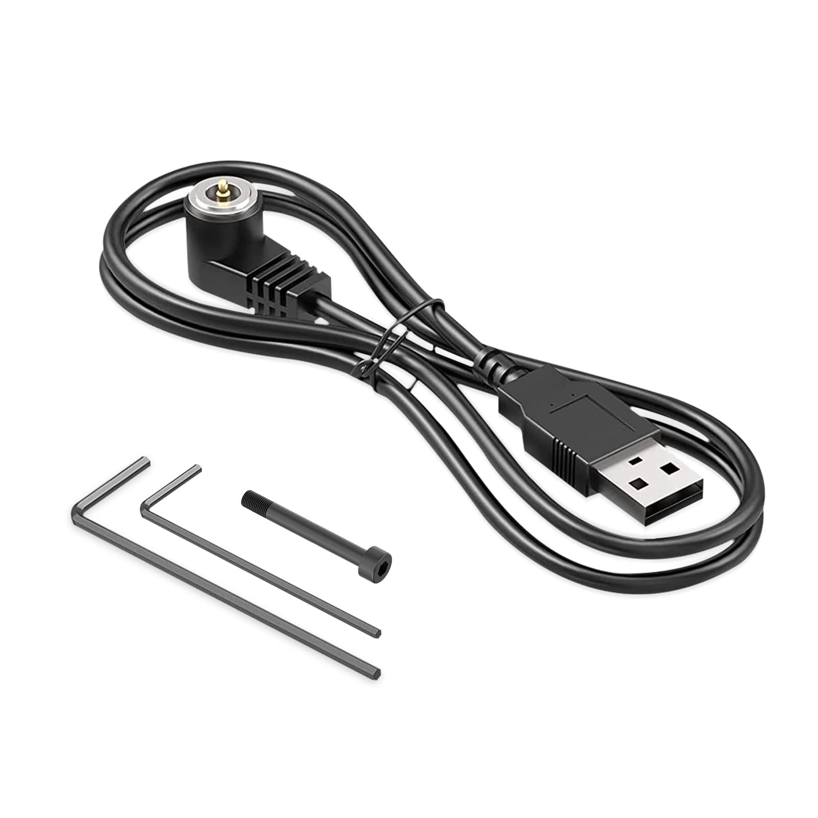 Solofish USB Magnetic Charging Cable - Black Nylon - Durable & Flexible Design