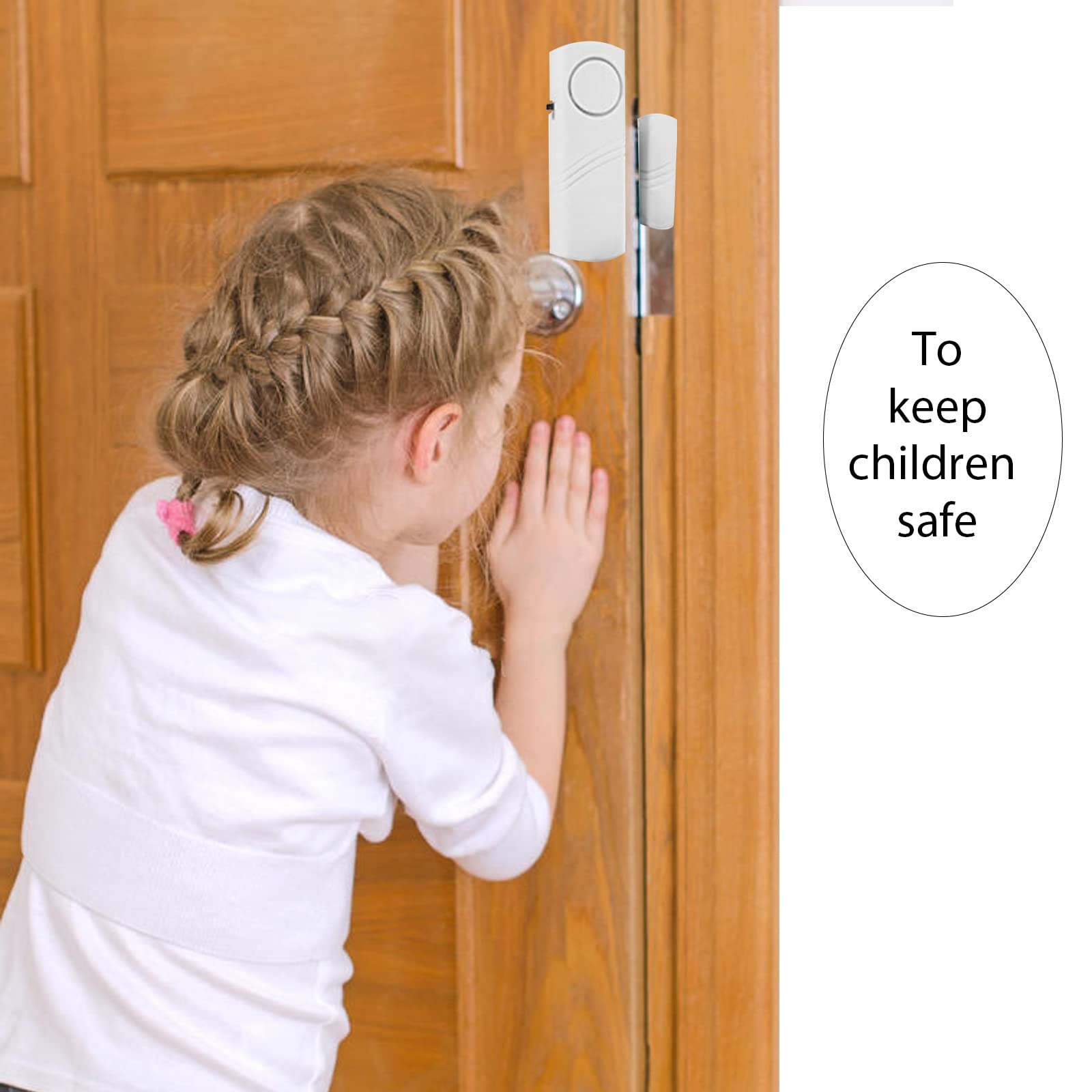 Door Window Alarm, 90Db Door Alarms For Kids Safety, Door Window Burglar Alarm Window Pool Alarms For Home (12 Pack)