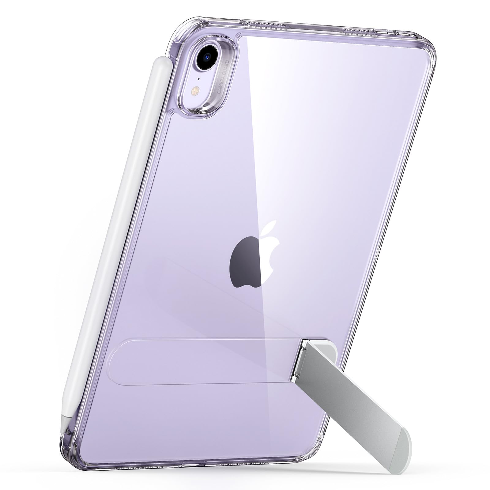 Esr For Ipad Mini 7 A17 Pro Case, Ipad Mini 7Th/6Th Generation Case With Stand(2024/2021), 3 Stand Modes, Slim And Light, Drop Safe, Supports Pencil Pro & Pencil (Usb C), Boost Kickstand Case, Clear