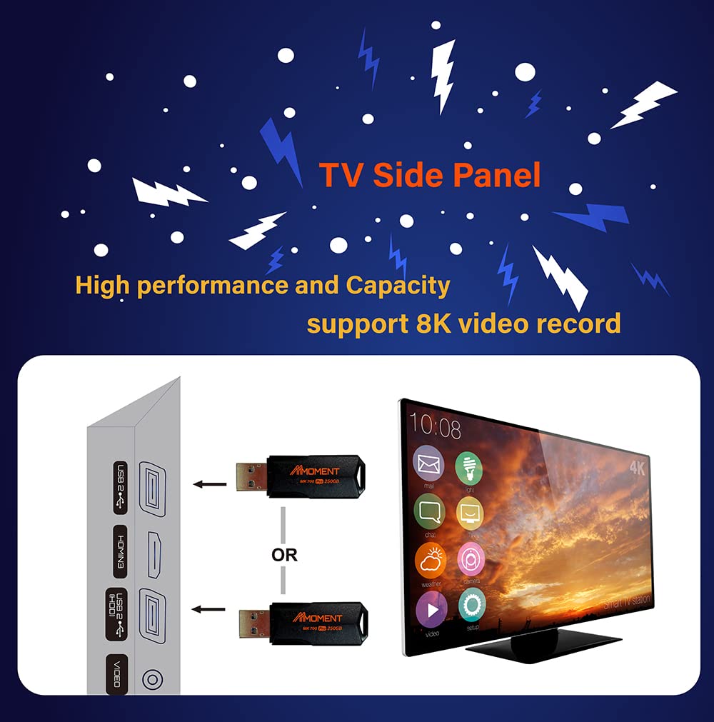 Mmoment Mk700 250Gb Usb 3.2 Gen2X1 Flash Drive, Read Speed Up To 600Mb/S, Write Speed Up To 500Mb/S, Thumb Drive