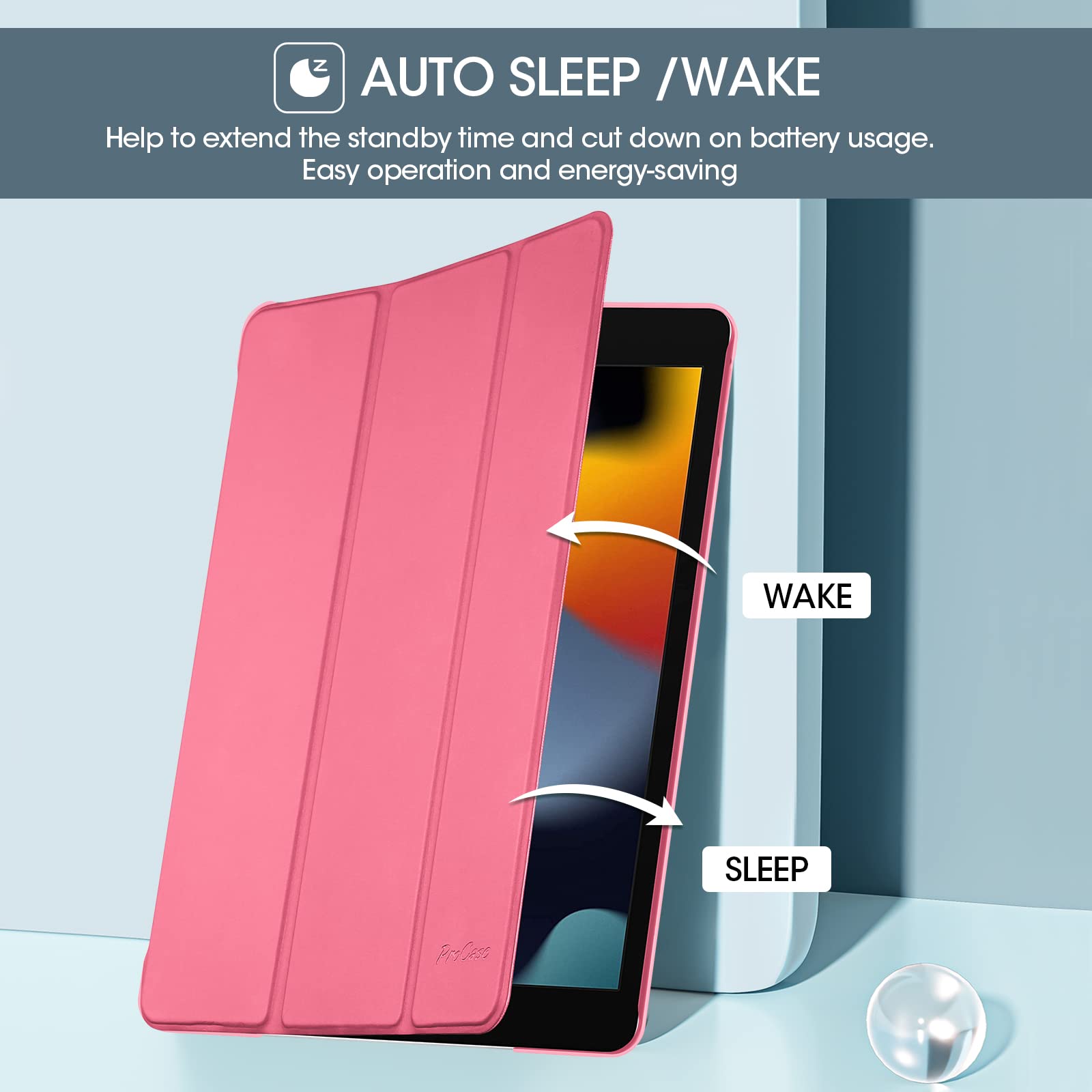 Procase For Ipad 9Th Generation 2021/ Ipad 8Th Generation 2020/ Ipad 7Th Generation 2019 Case, Ipad 10.2 Case Ipad Cover 9Th Gen