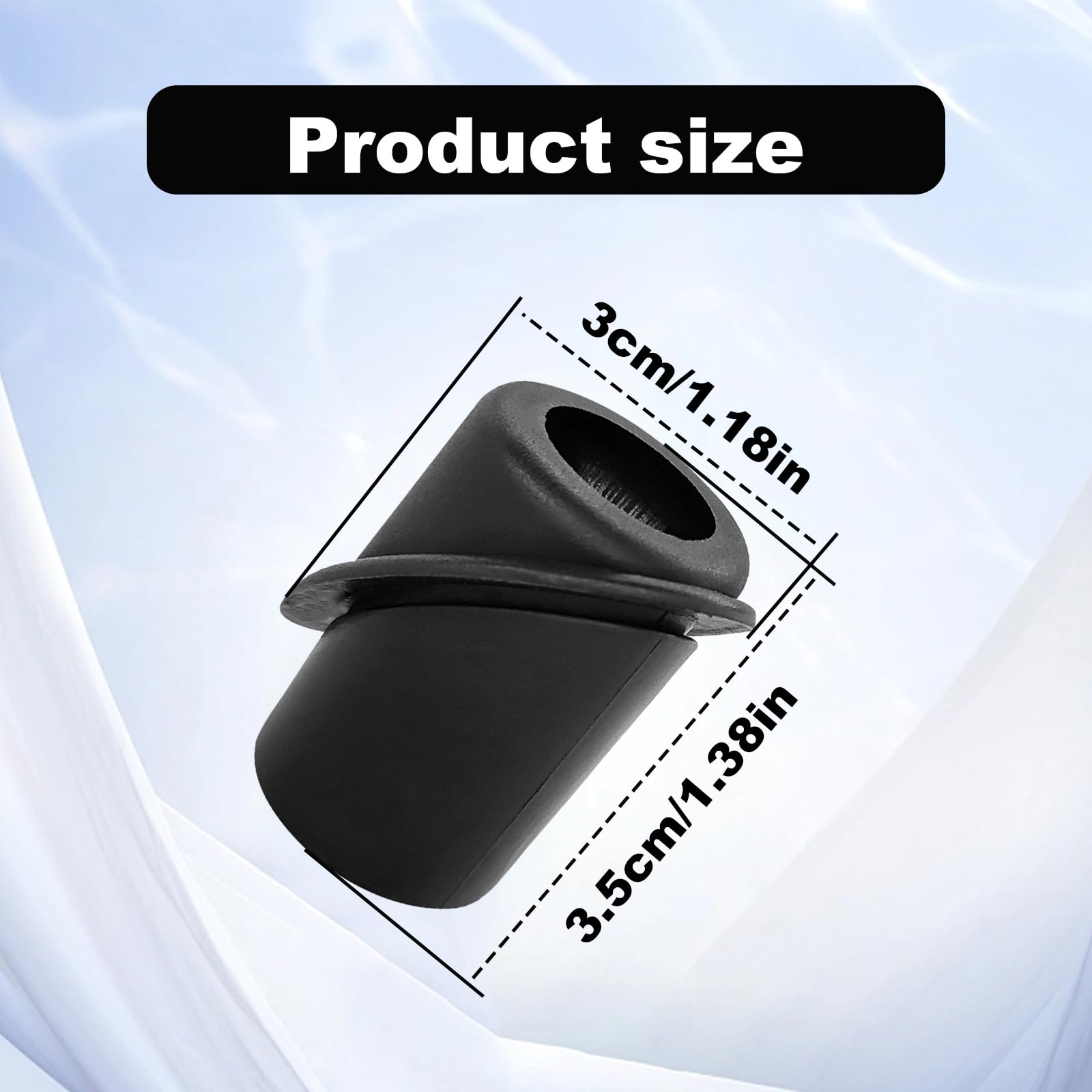 Antenna Ornament Rubber Adapter Base Compatible With Hyundai Elantra 2000 2006 Replace 96216 2D000 Rear/Antenna Base Bezel