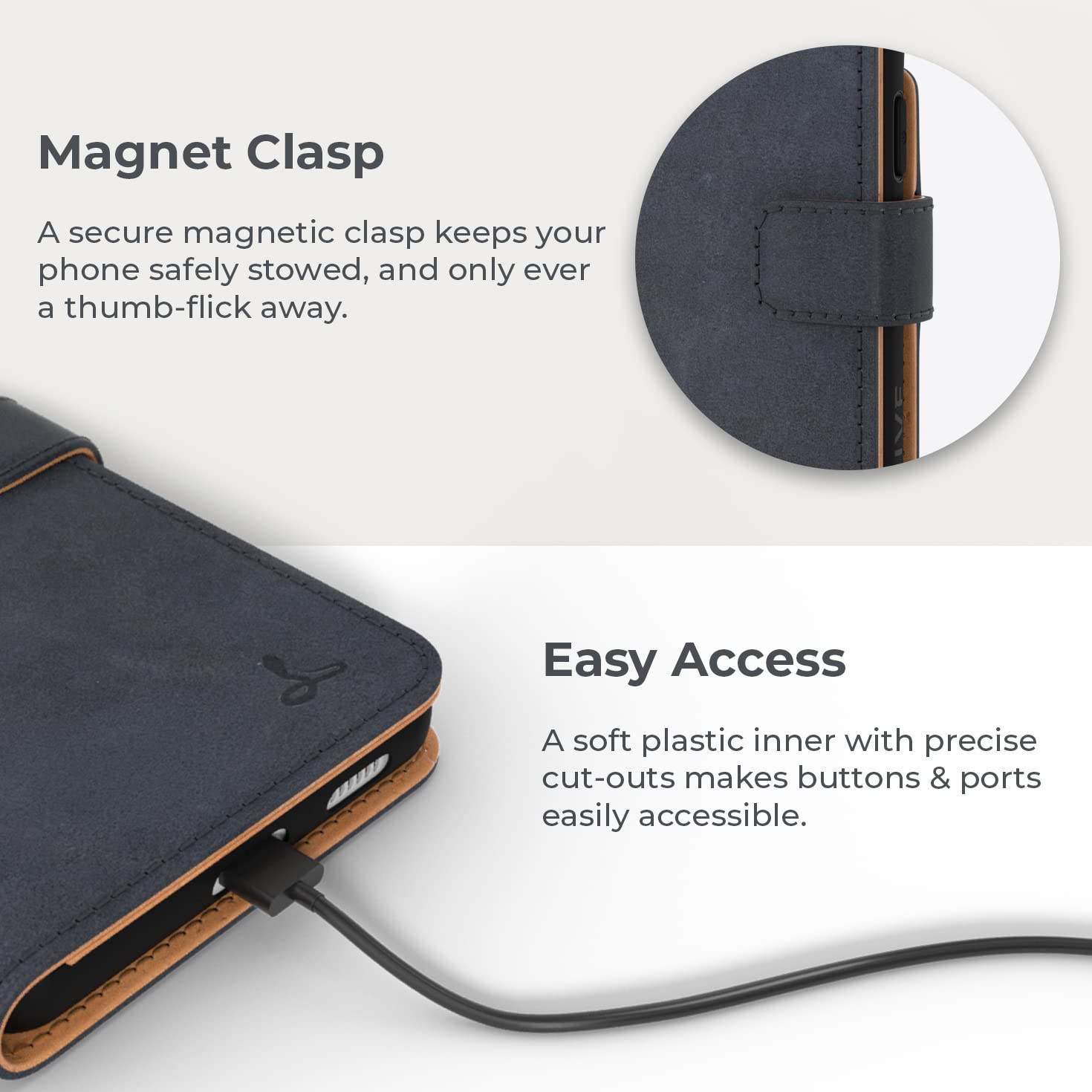 Snakehive Leather Wallet For Samsung Galaxy S21 Fe 5G - Real Leather Wallet Phone Case - Genuine Leather With Viewing Stand And