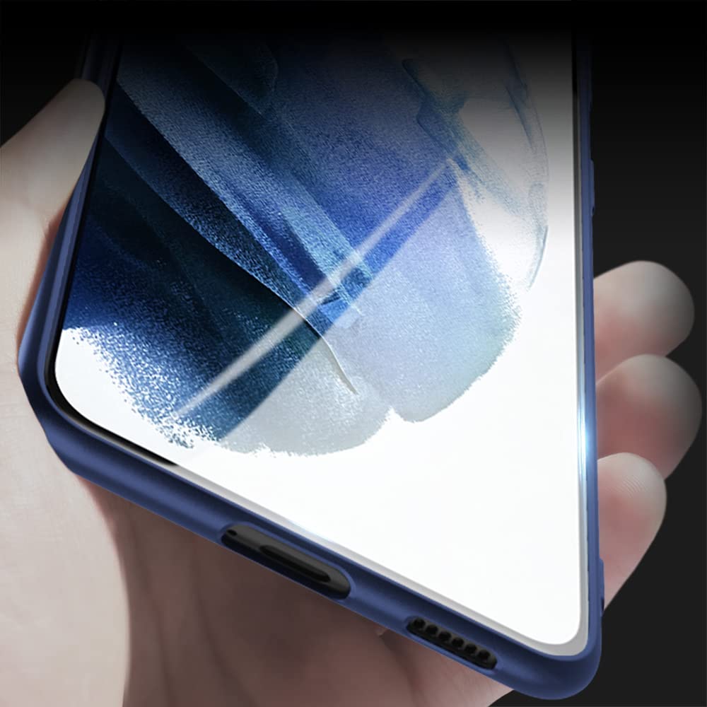X-level Ultra-Thin Slim Fit TPU Matte Finish Phone Case for Samsung Galaxy S21 Navy Blue