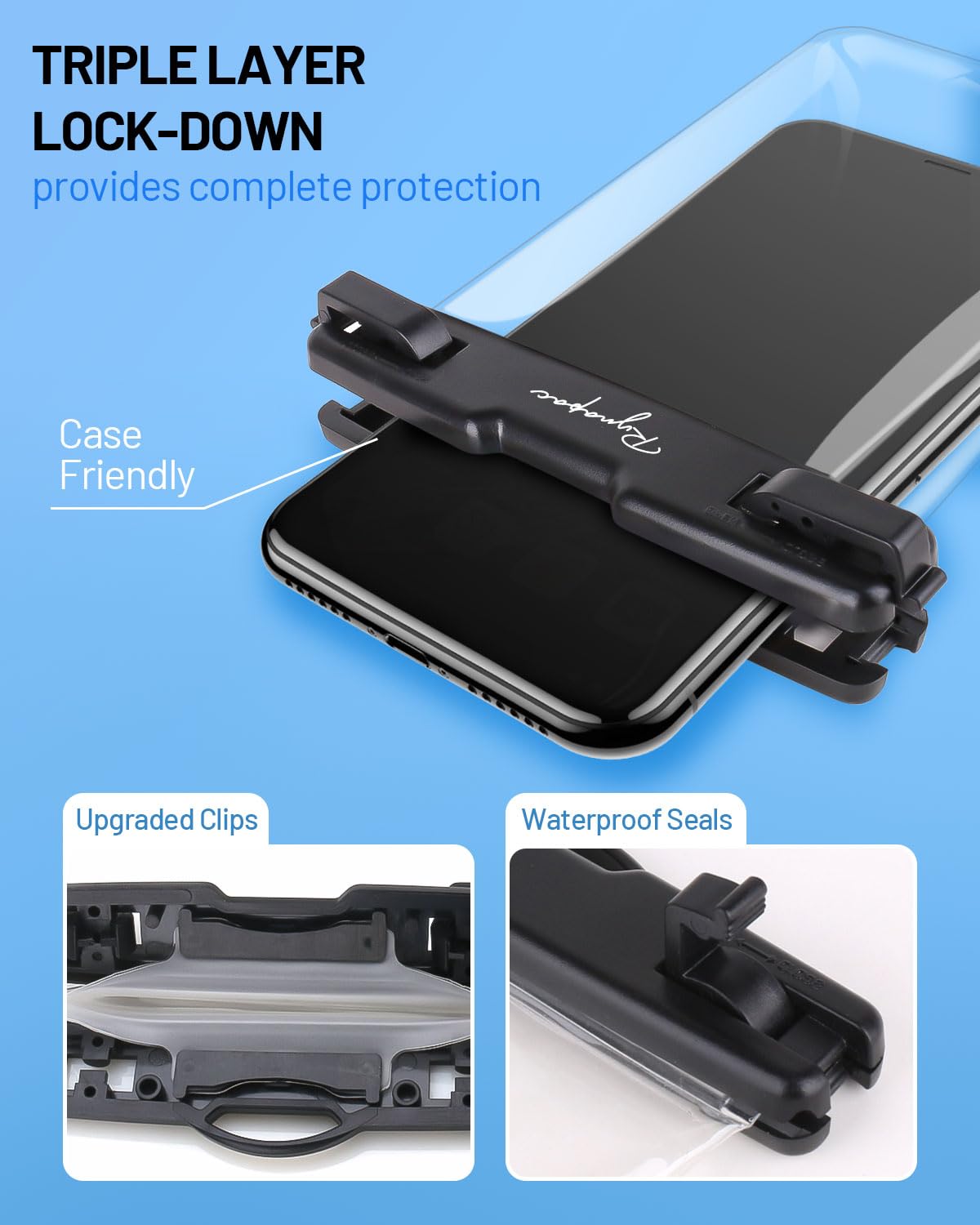 Universal Waterproof Phone Pouch Bag   4Pack, Waterproof Case Compatible With Iphone 14 Pro Max/13/12/11/Xr/X/Se/8/7, Galaxy S22