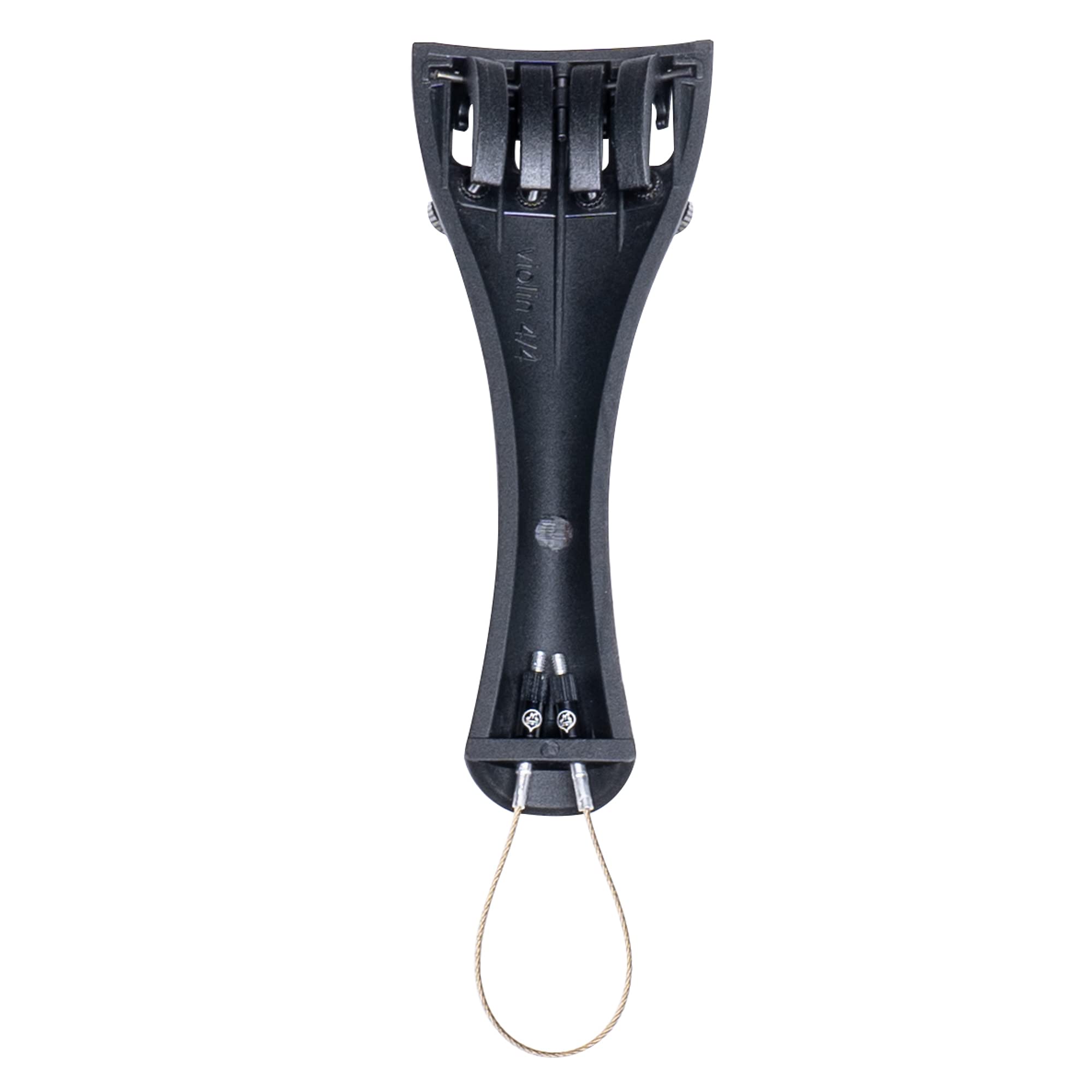 Mi&Vi French Model Carbon Fiber Tailpiece (4/4 Violin) With Built In Fine Tuners And Titanium Tailgut   Tail Pieces Accessories