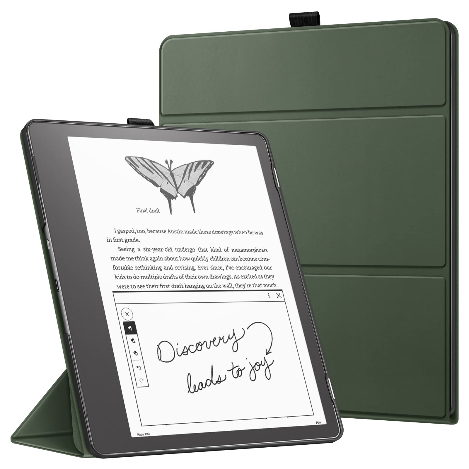 Fintie Trifold Case for Kindle Scribe (2022 Released) 10.2 Inch - Ultra Lightweight Slim Shell Foldable Stand Cover with Auto Sl