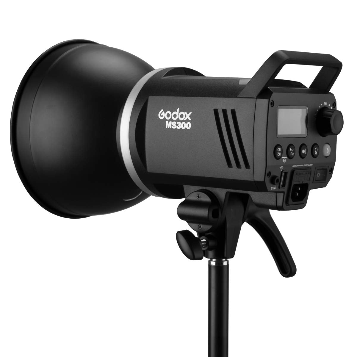 Godox Ms300 Compact Studio Flash 300W 2.4G Wireless Monolight With 150W Modeling Lamp,Outstanding Power Output Stability,Anti Pr