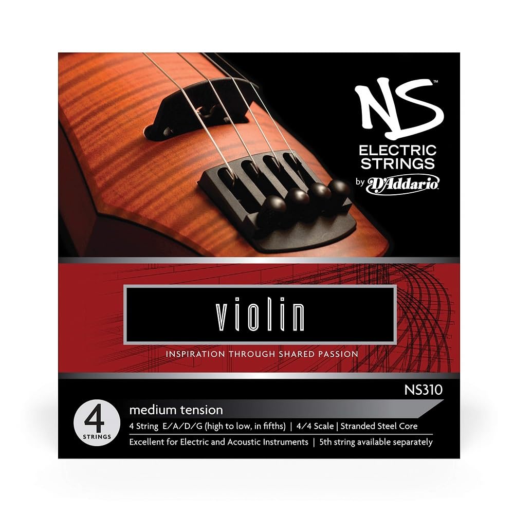D'Addario Ns310 Ns Electric Violin Strings, Medium
